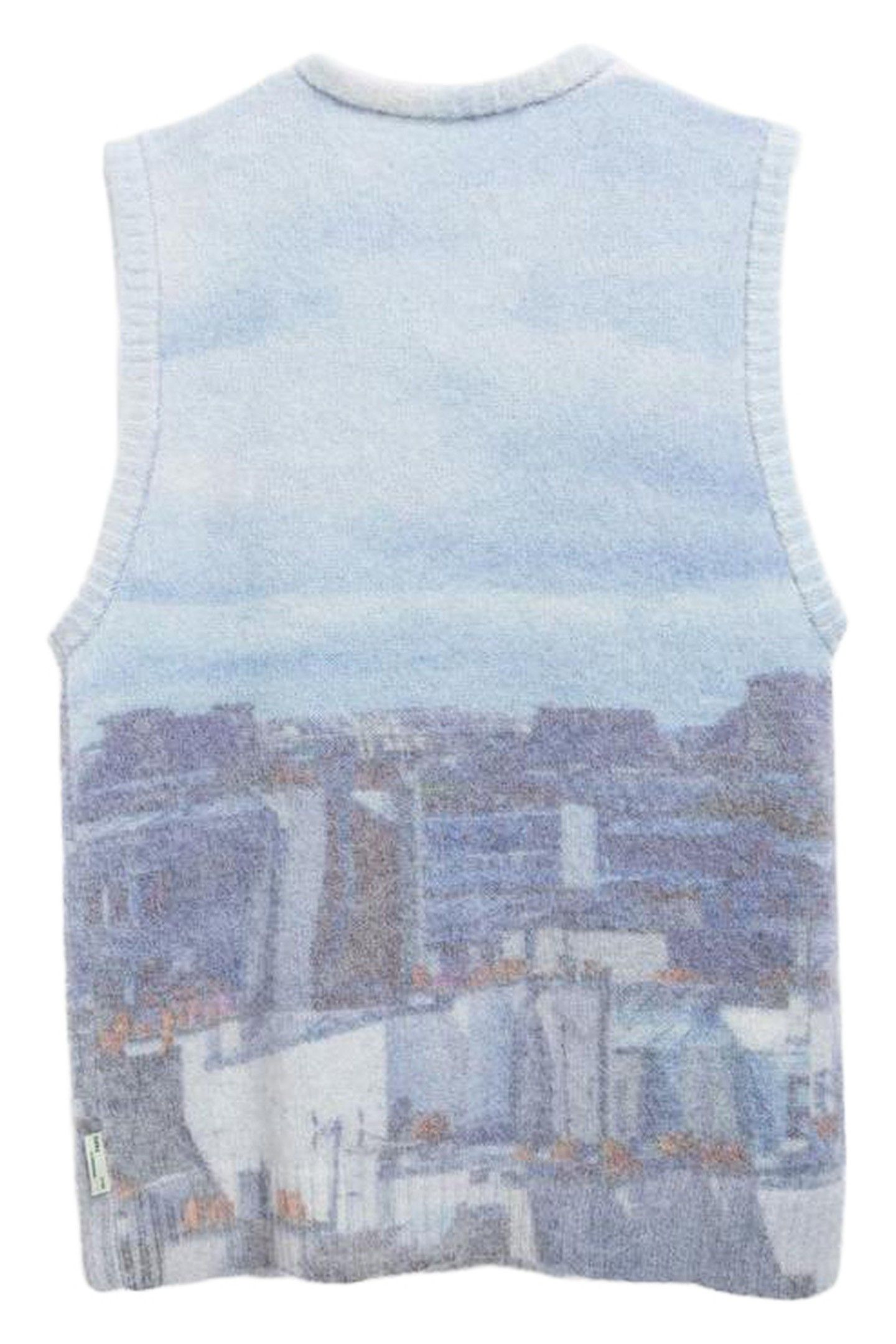 HIGHSNOBIETY – PARIS CITYSCAPE SWEATER VEST MULTI 5