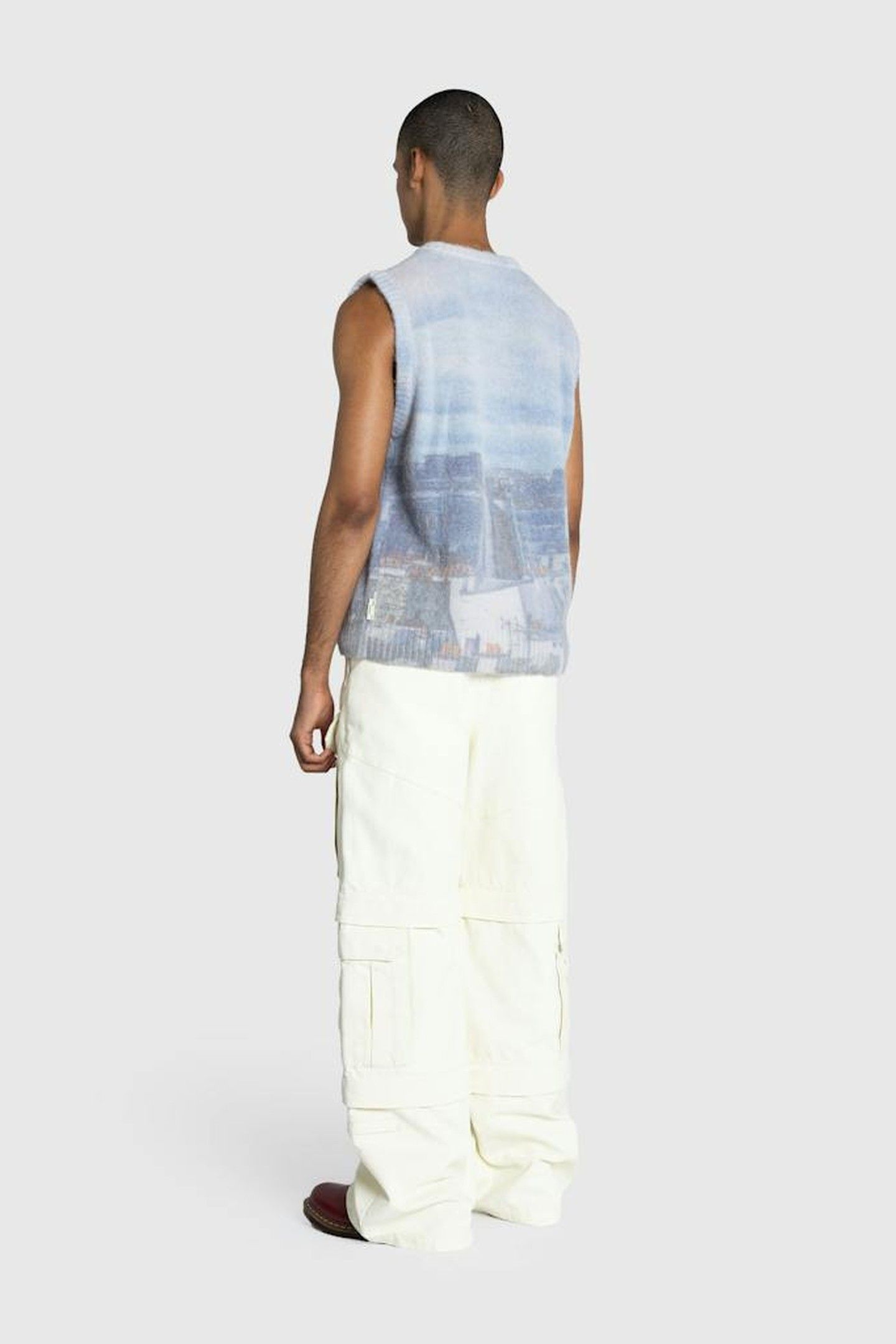 HIGHSNOBIETY – PARIS CITYSCAPE SWEATER VEST MULTI 3