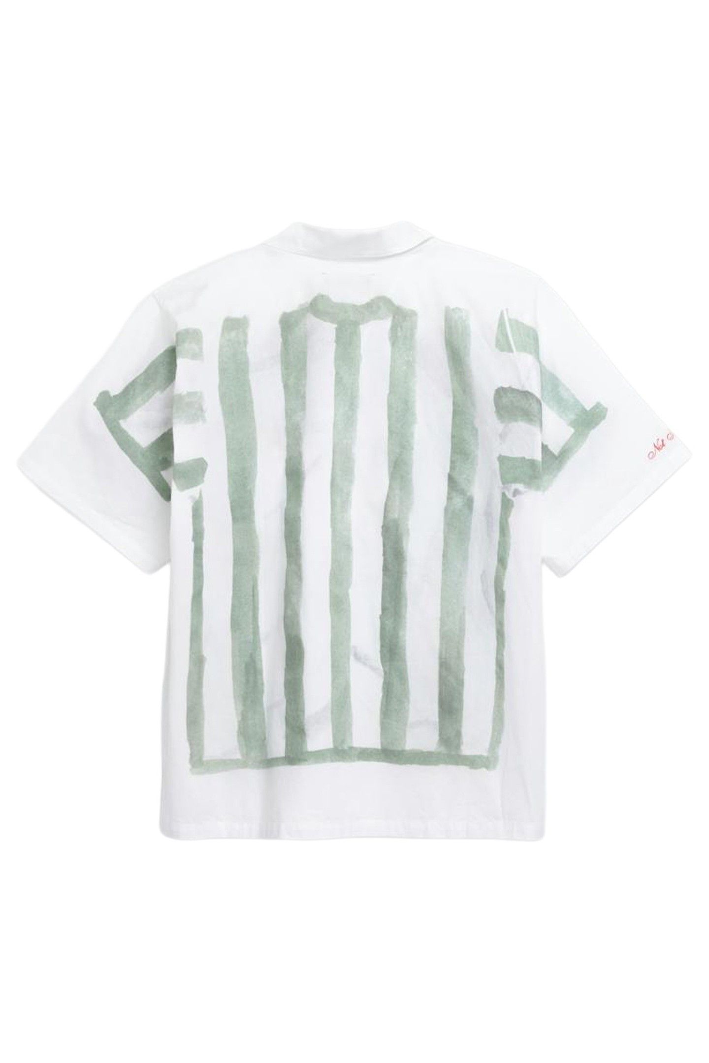 RED STAR X  HIGHSNOBIETY – FOOTBALL KIT SHIRT WHITE/GREEN 5