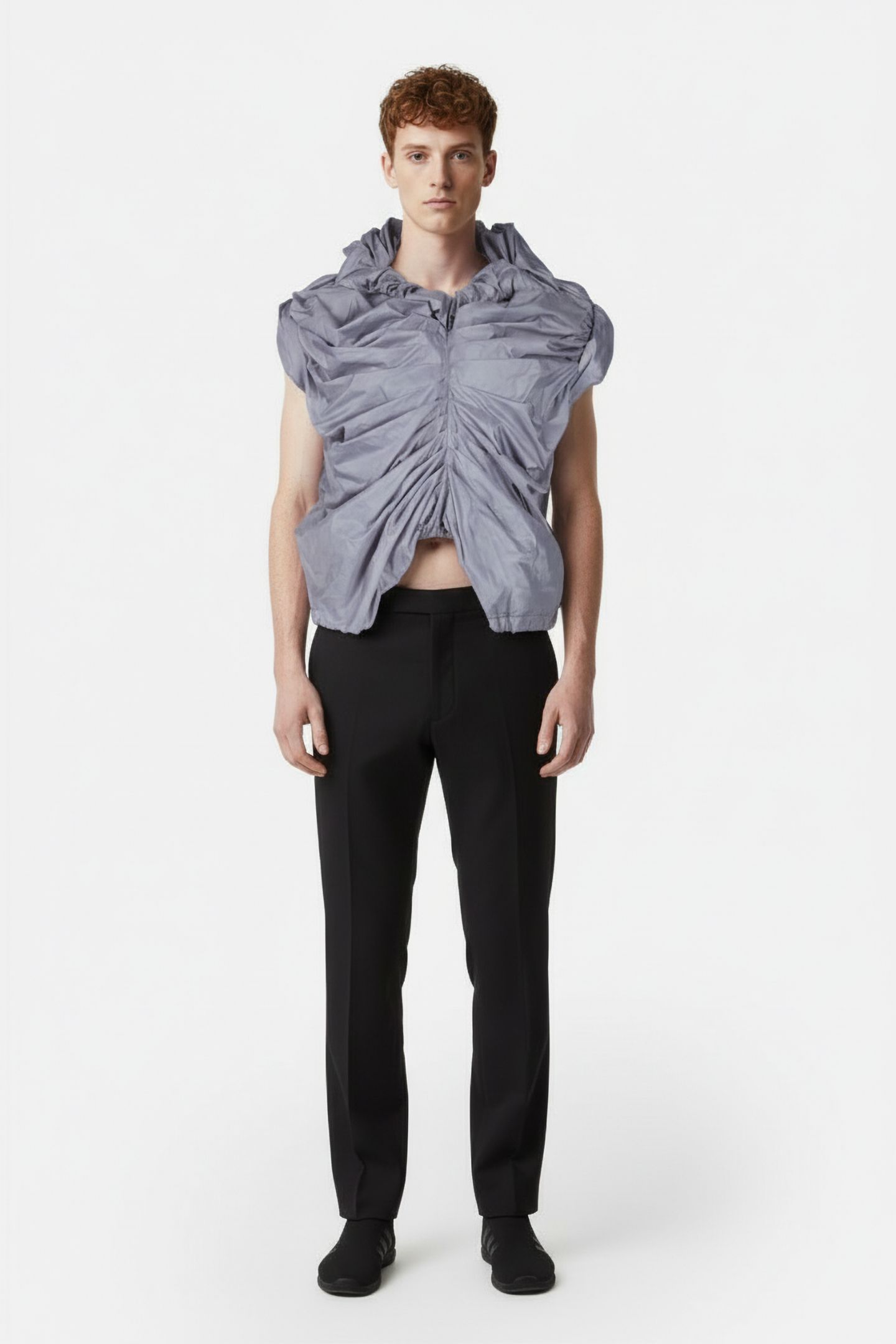 ETRE – NYLON SHIRT LIGHT BLUE/GREY 1
