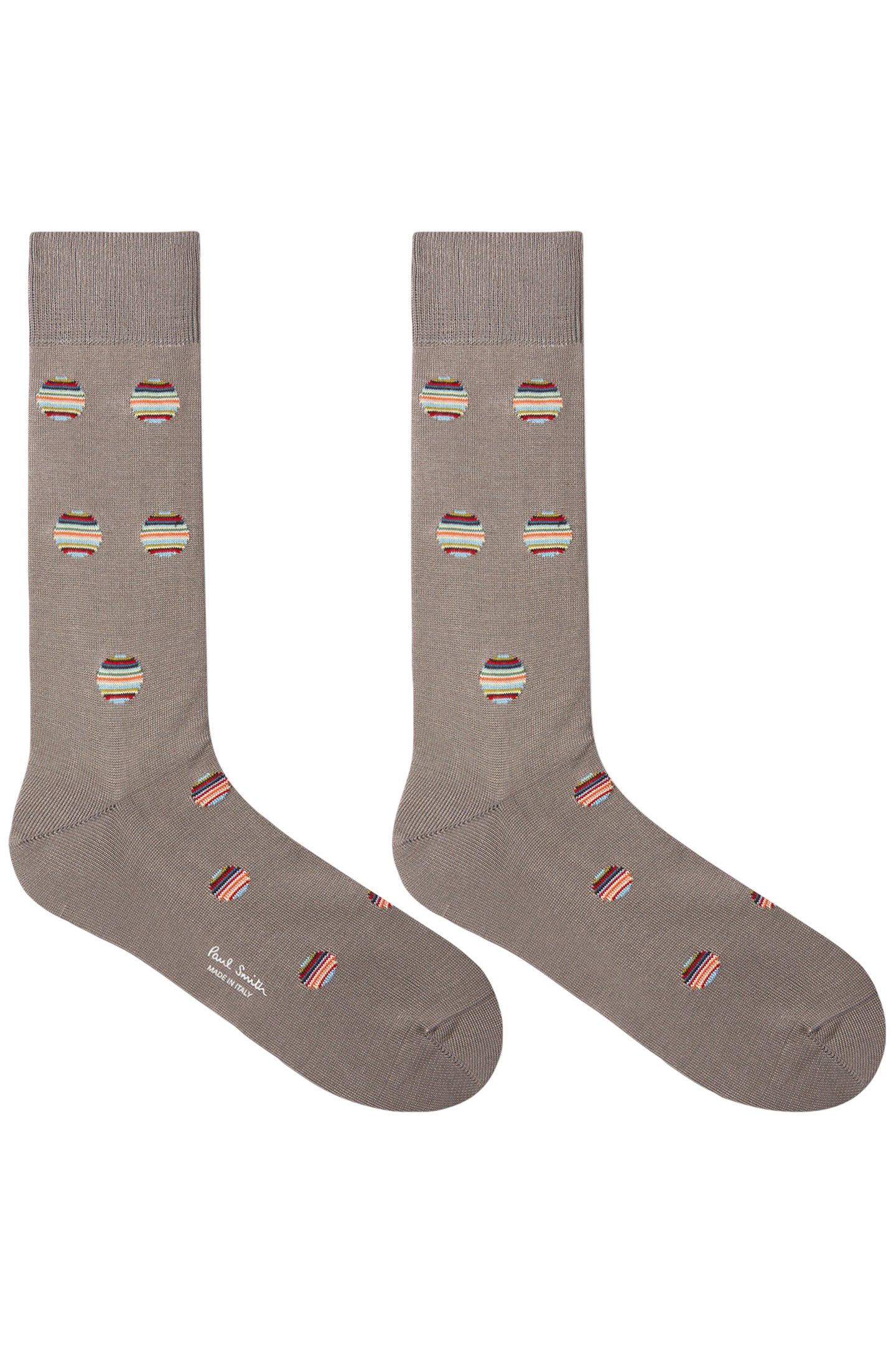 SOCK MULTI POLKA GREY 1
