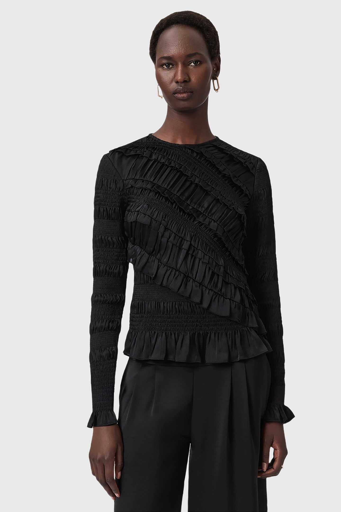 NYLA LS TOP BLACK 1
