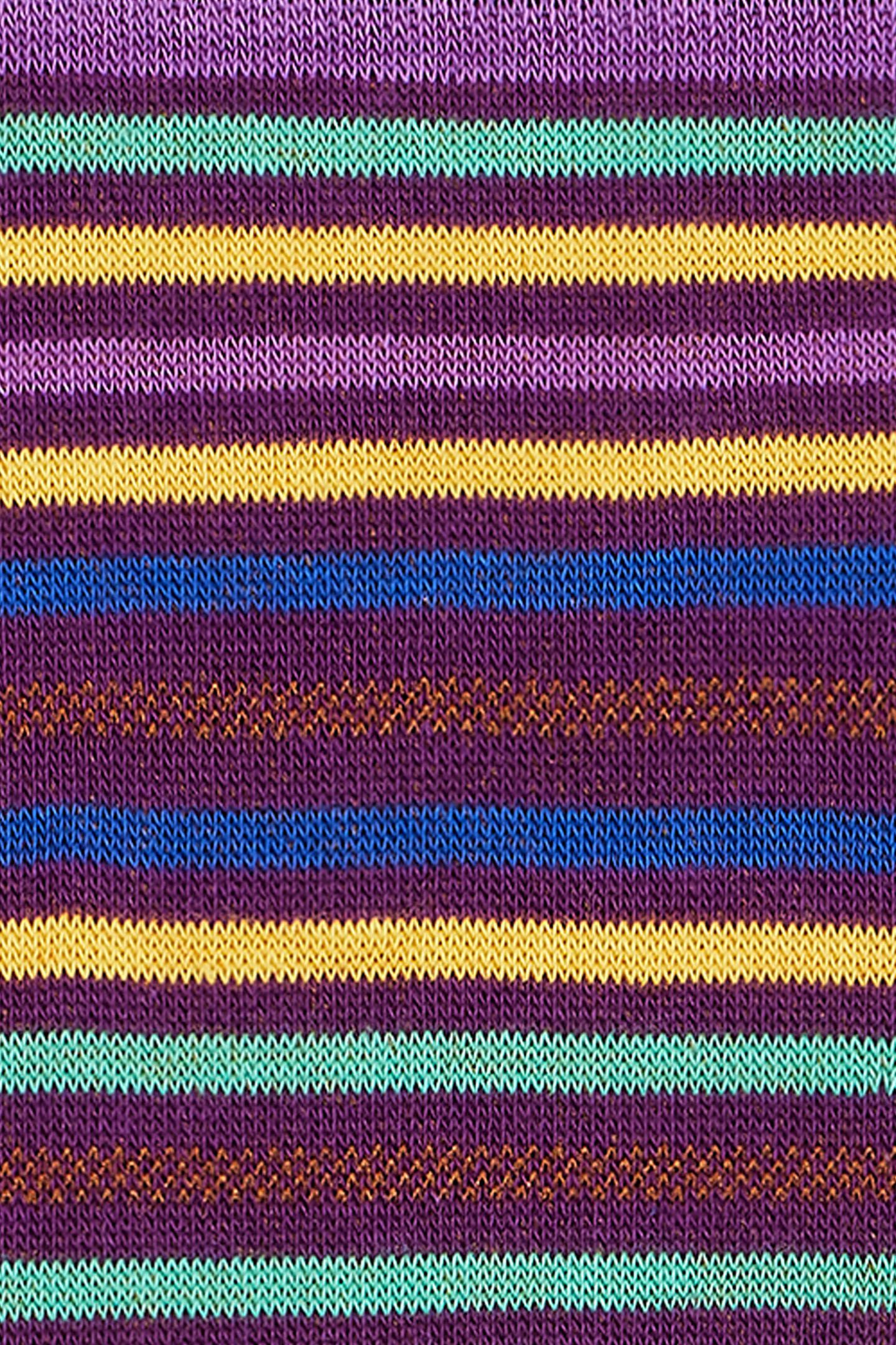 SOCK GAVIN STRIPE DARK VIOLET 3