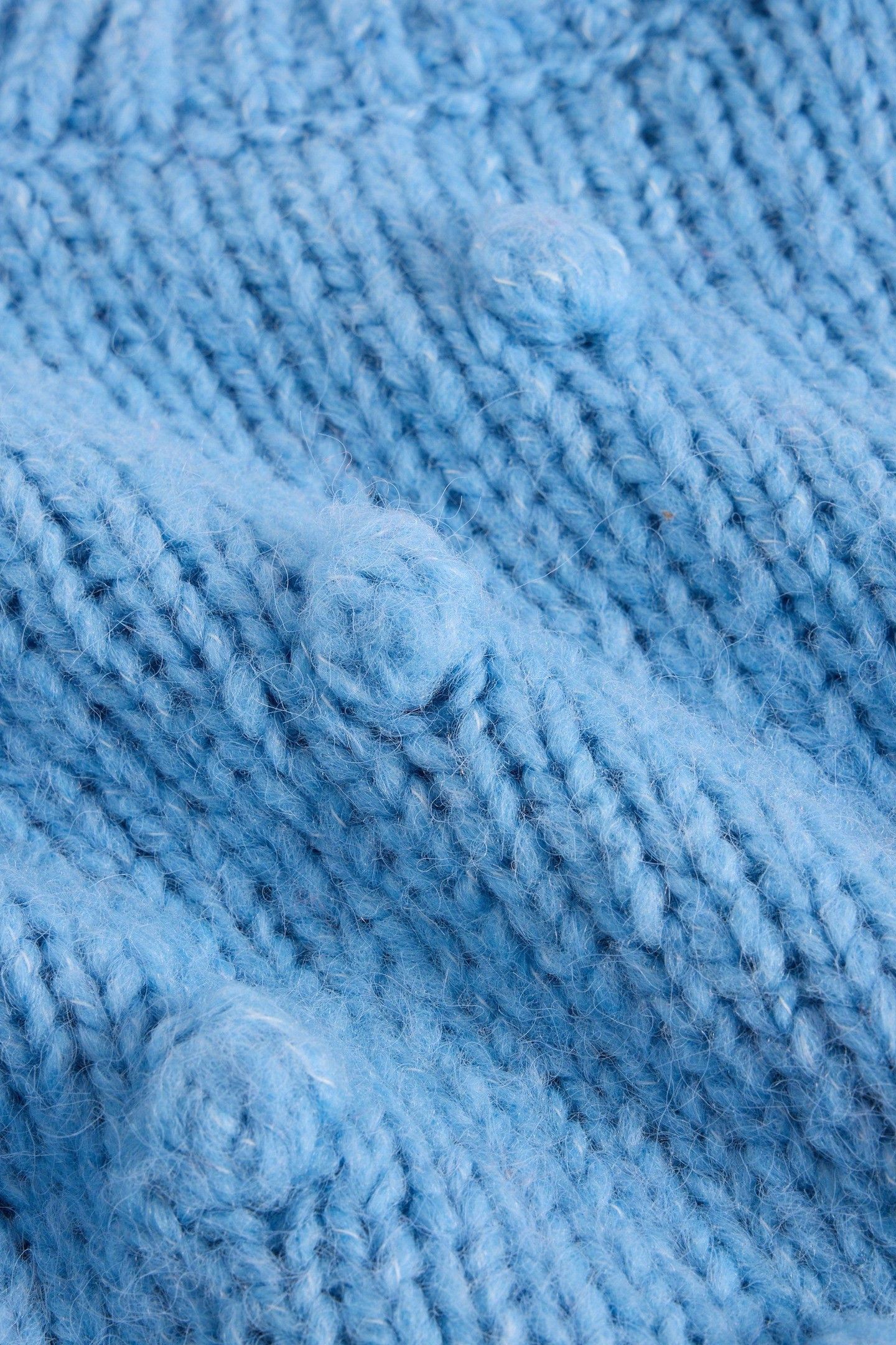 POM POM JUMPER BRIGHT BLUE 3