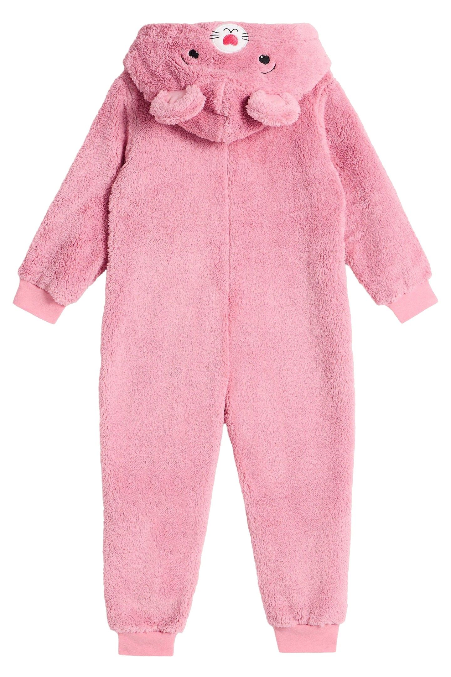 GIRLS MOUSE ONESIE MID PINK 2