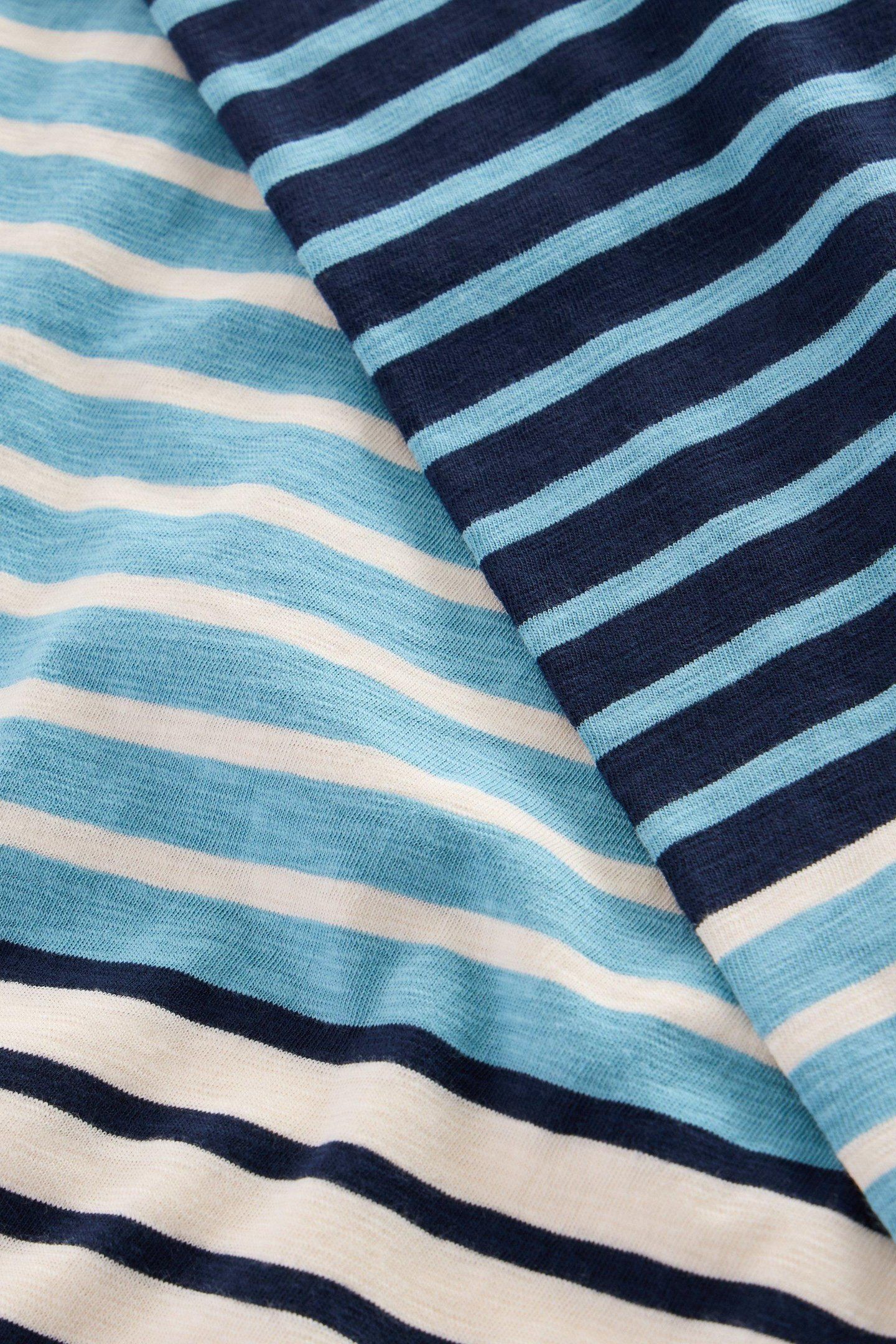 CLARA LS TEE BLUE MULTI 4