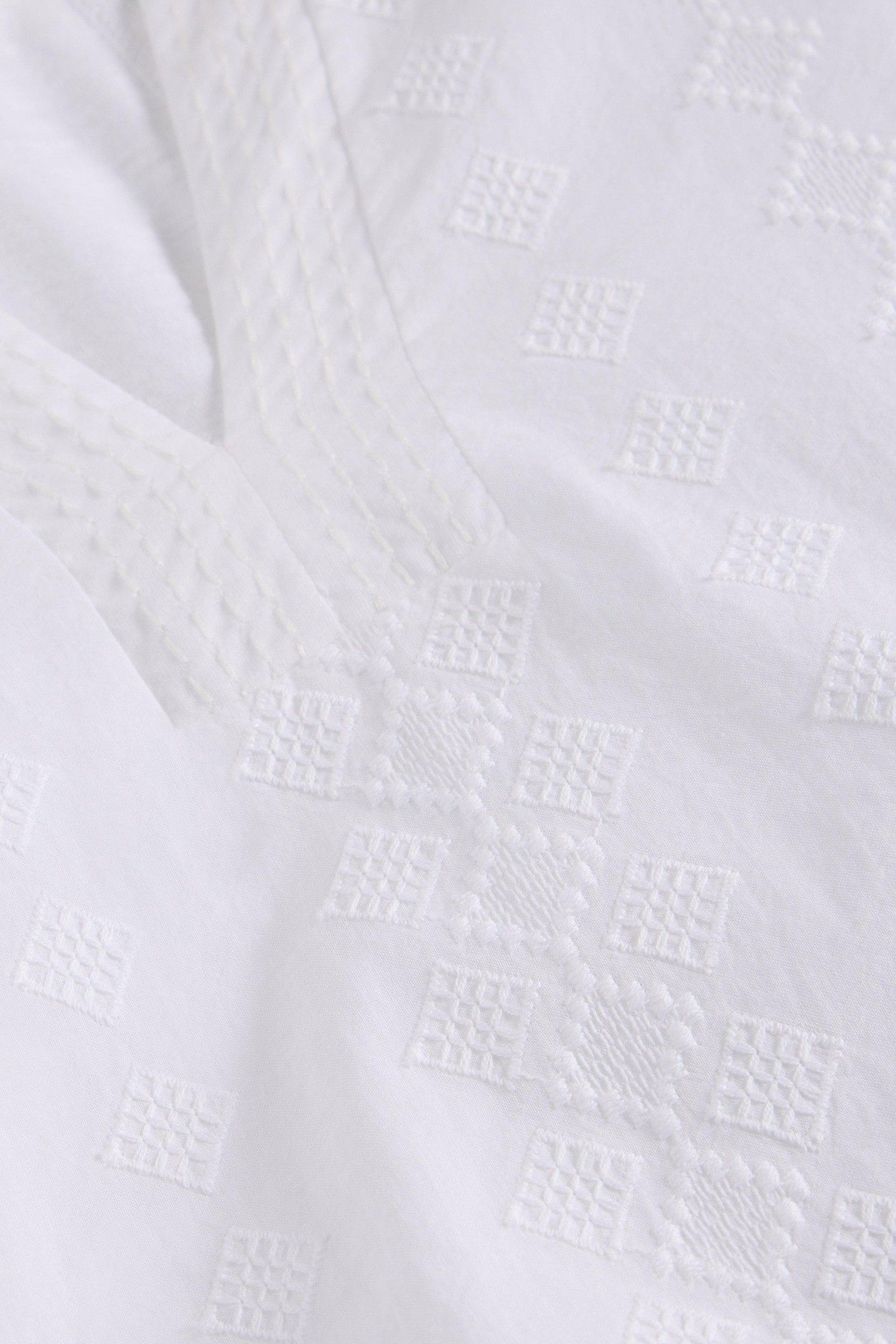 WEAVER NOTCH NECK TOP BRILLIANT WHITE 4