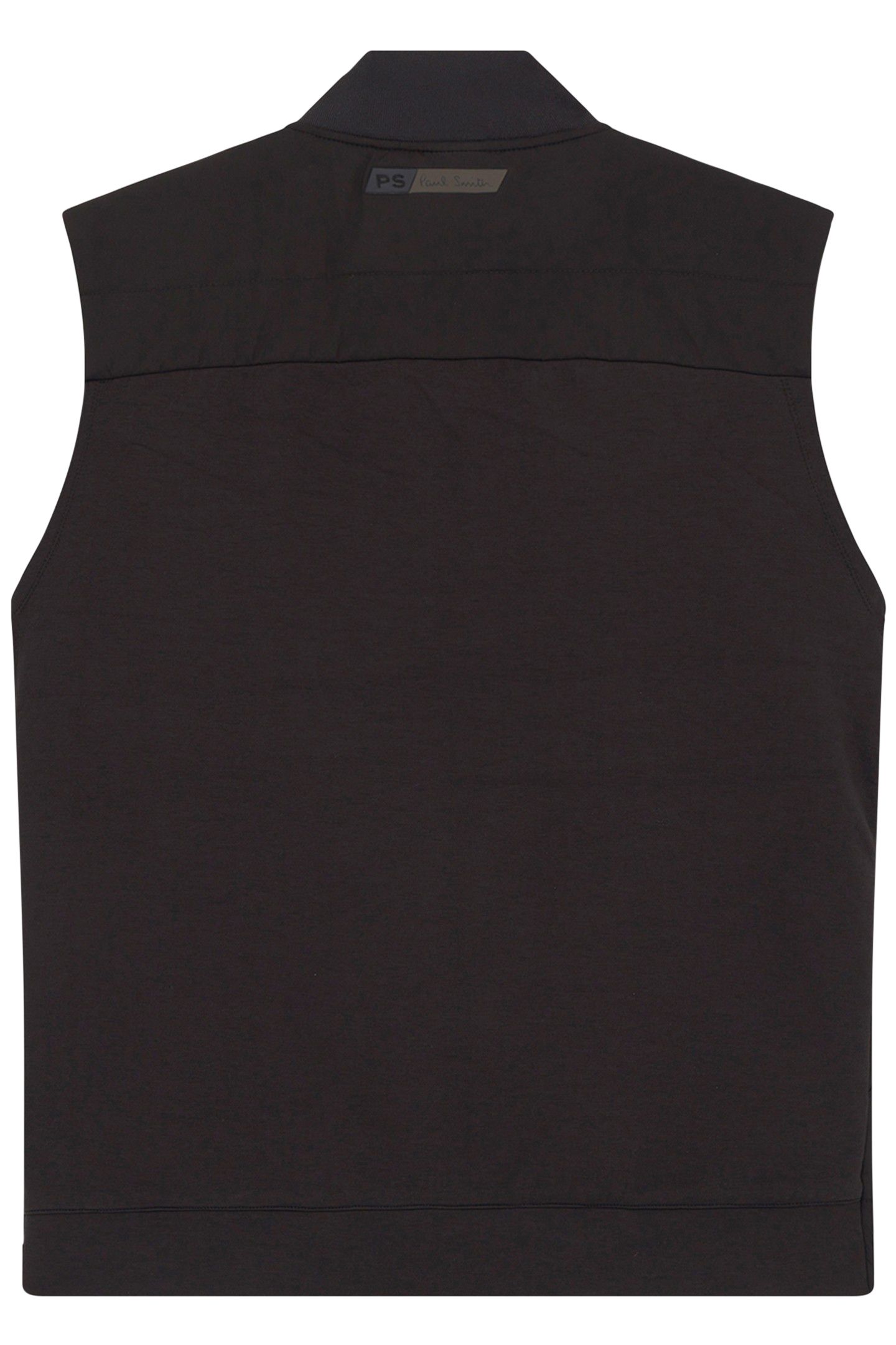 MIXED MEDIA GILET BLACK 2