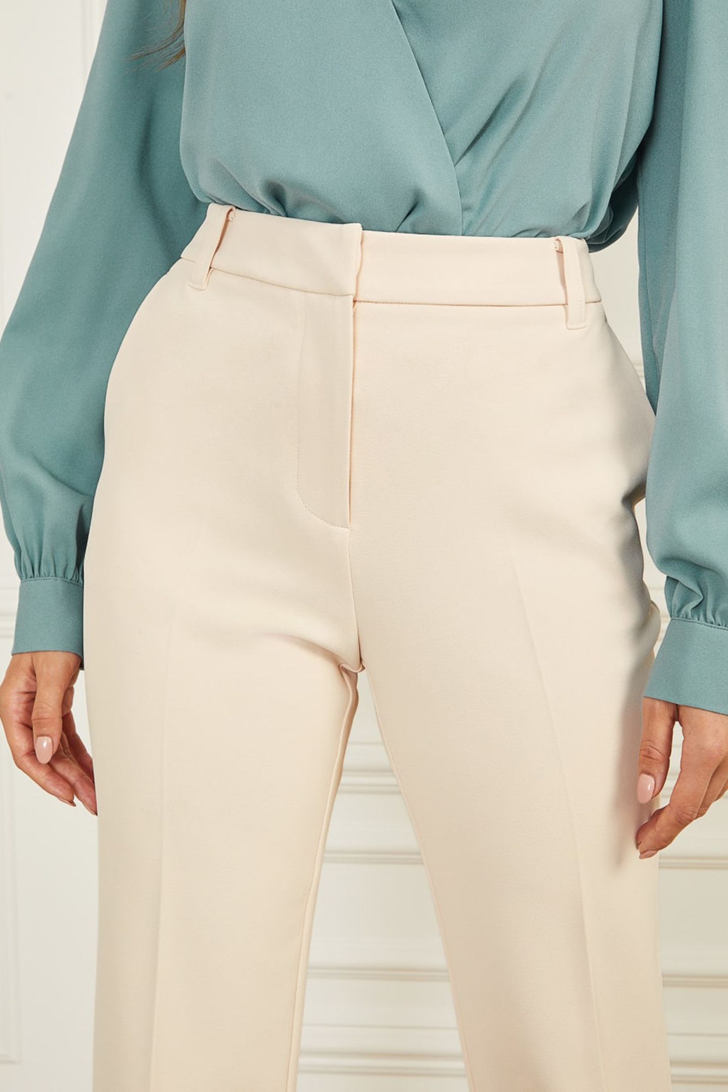 MARCIANO BY GUESS JENNY PANT EGGSHELL ECRU 5