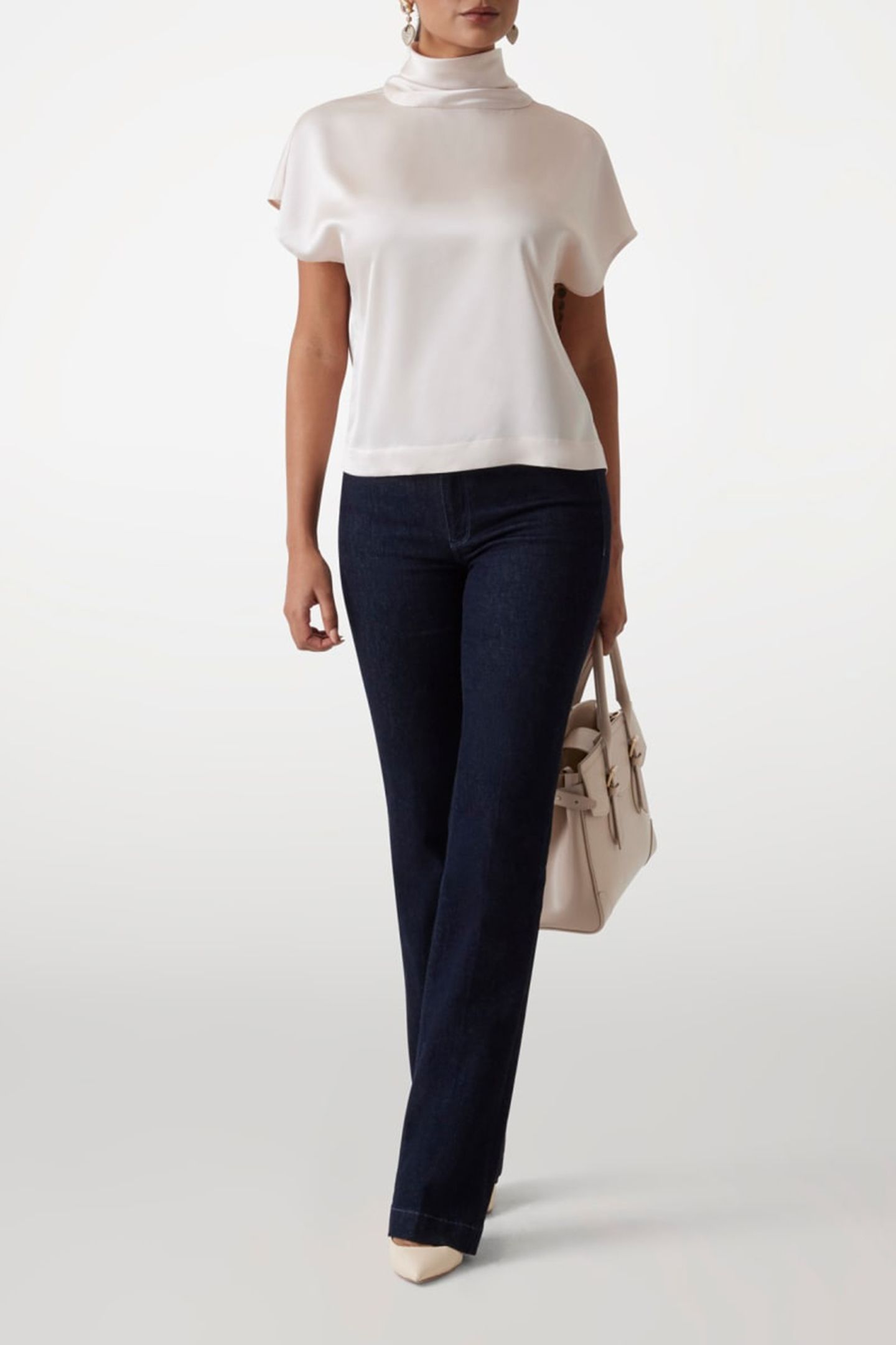 MARCIANO BY GUESS MAGGIE SL TOP WHITE DENEUVE 2