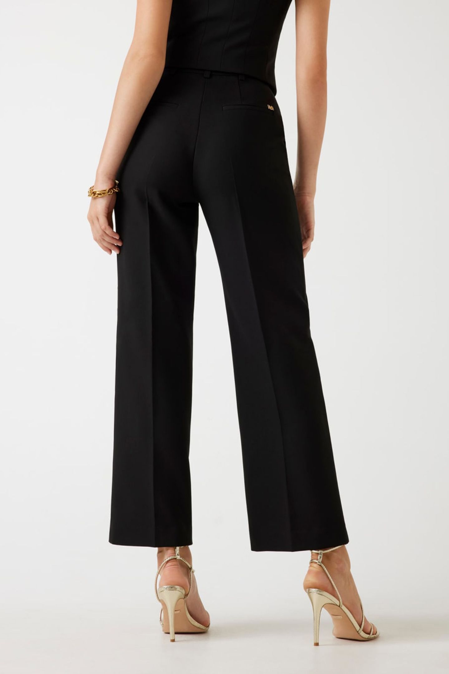 MARCIANO BY GUESS CELIA STRAIGHT PANT JET BLACK 3