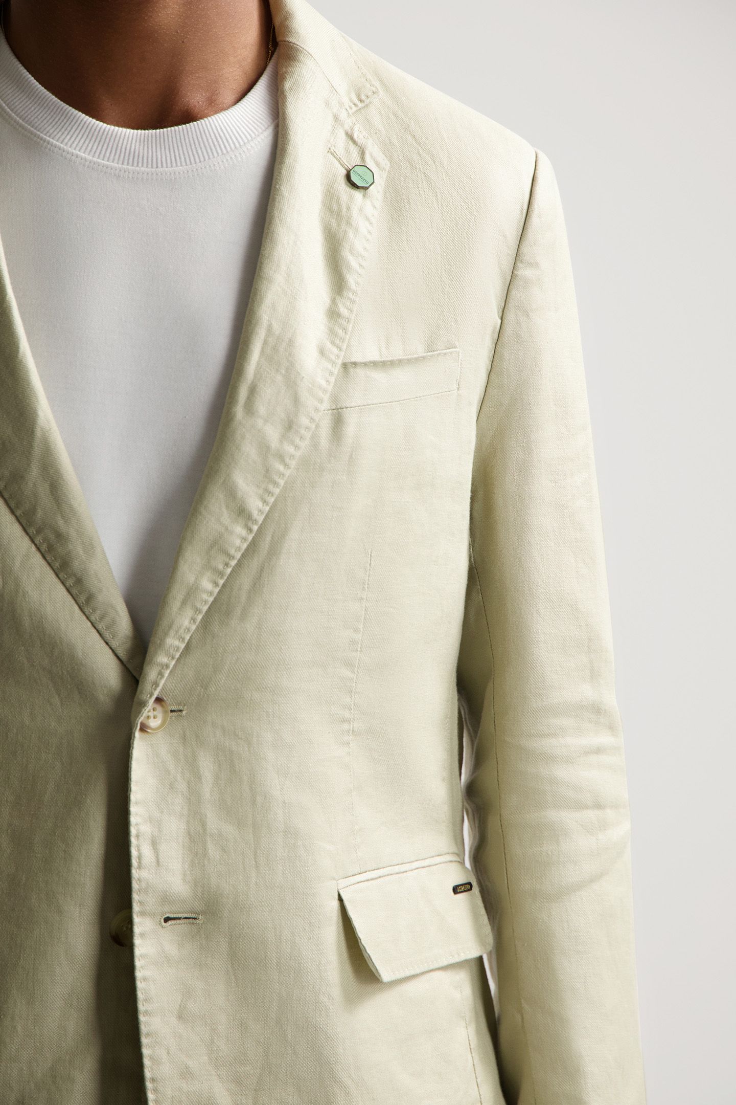 DS-CRIS LINEN TWILL BLAZER SAND 6