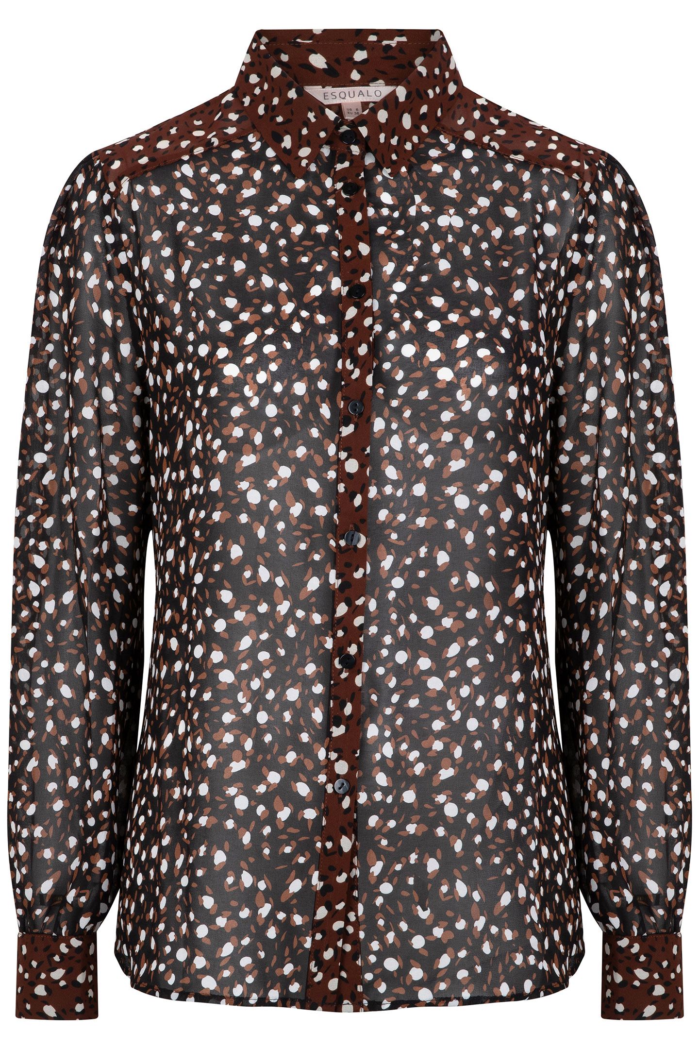 BLOUSE BASIC ANIMAL STEPS PRINT 5
