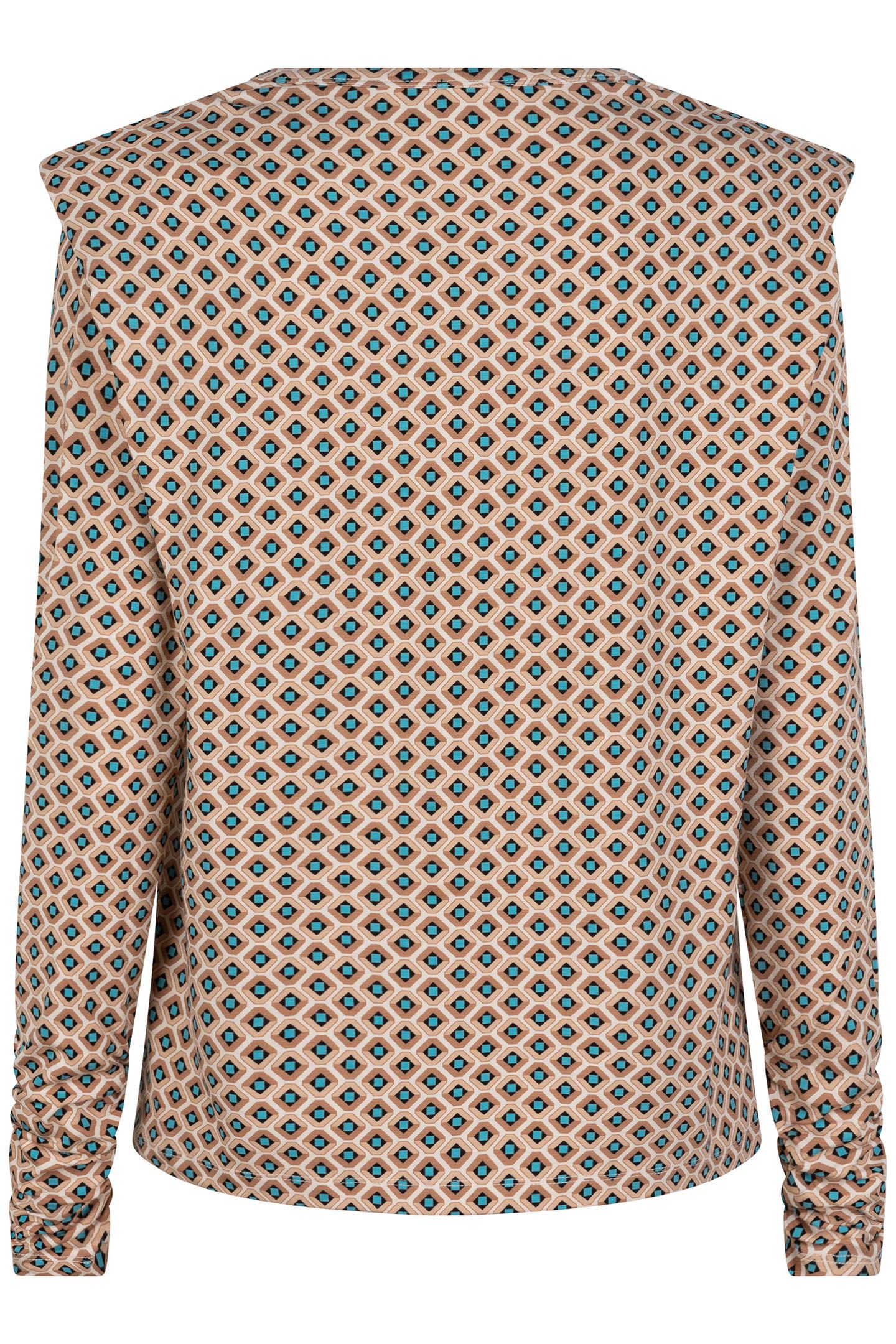 TOP FANCY SHLDR GRAPHIC ROOTS SJ PRINT 3