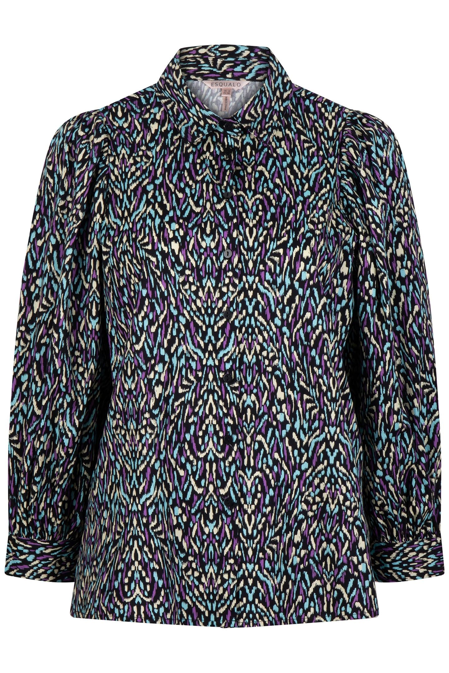 BLOUSE POPLIN MAGIC EARTH PRINT 4
