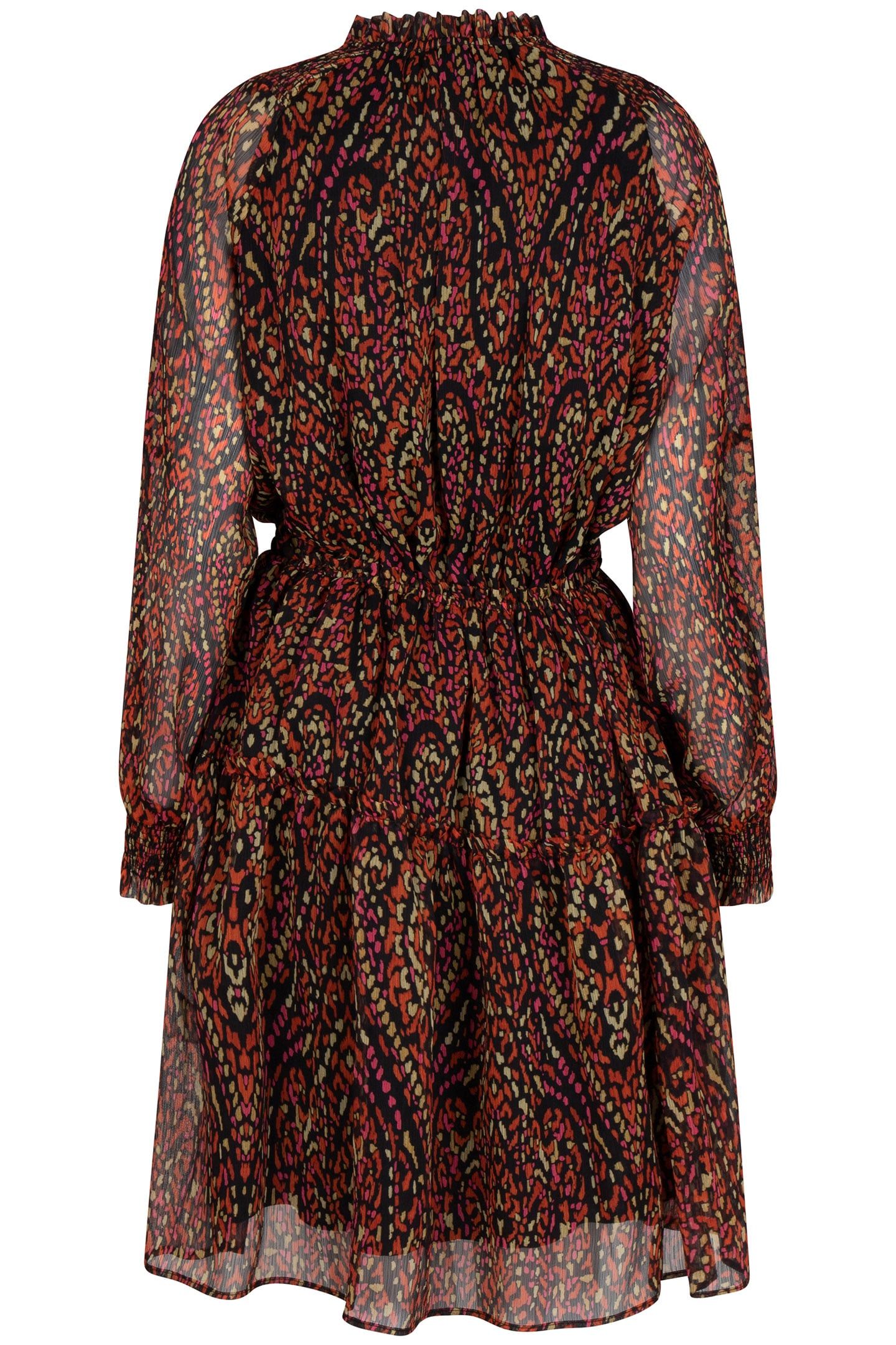 DRESS SHORT CHIFFON REWILDING PRINT 7