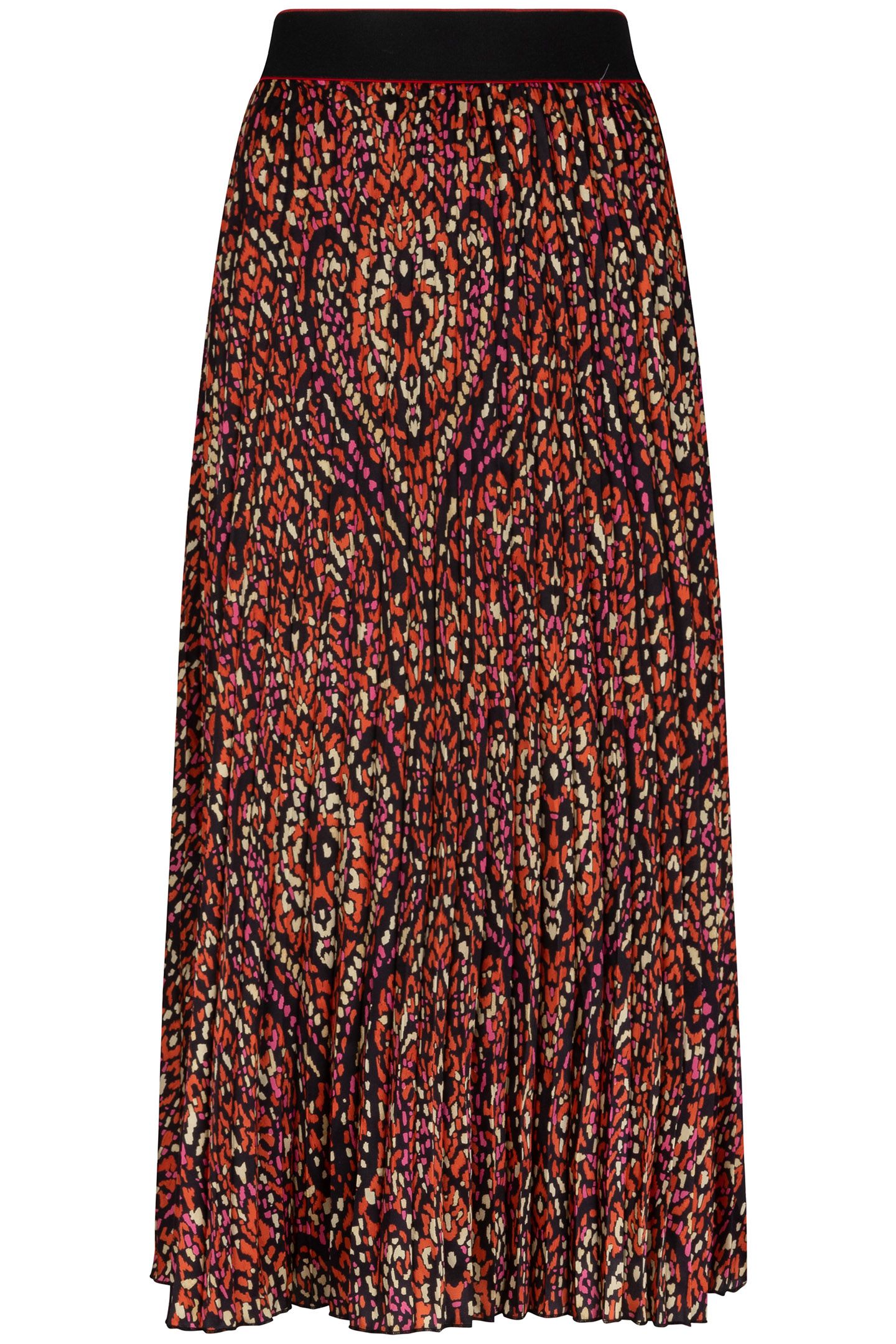SKIRT PLISSE SATEEN REWILDING PRINT 4