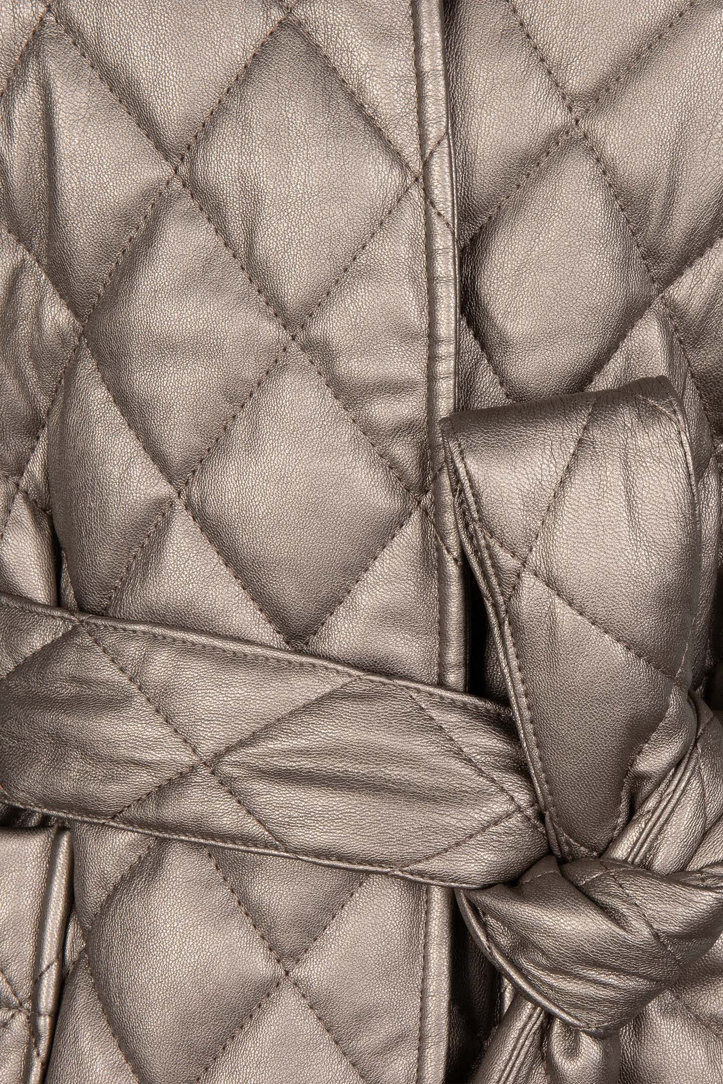 GILET PADDED PU SOFT GOLD 9