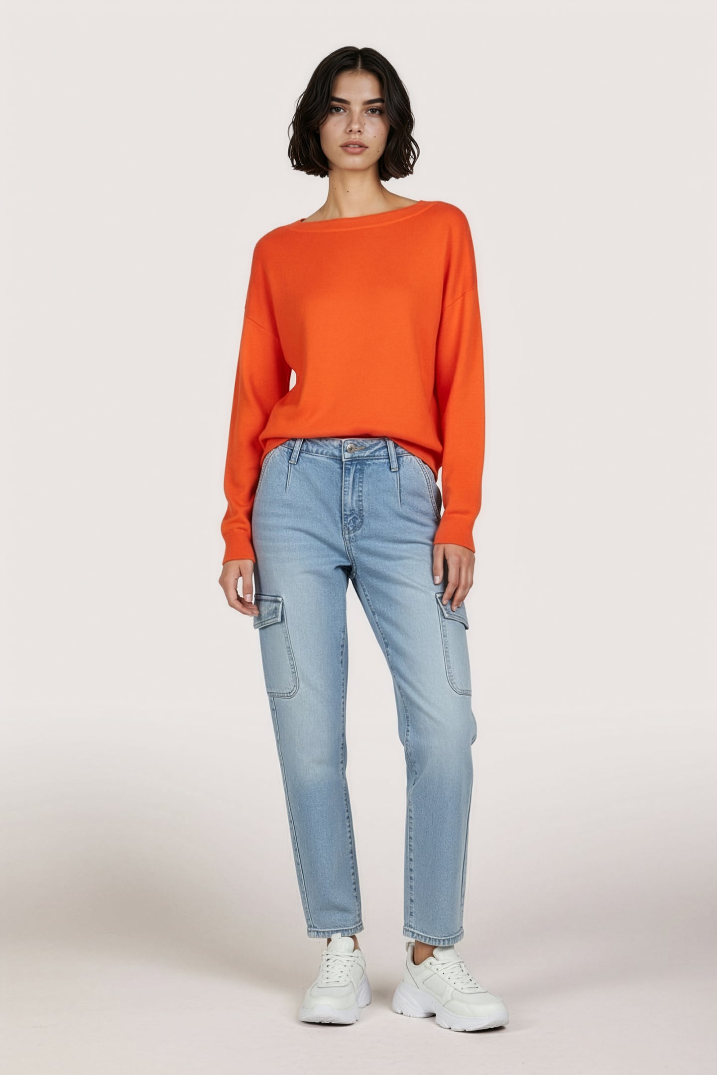 TROUSERS CARGO JEANS BLUE 2