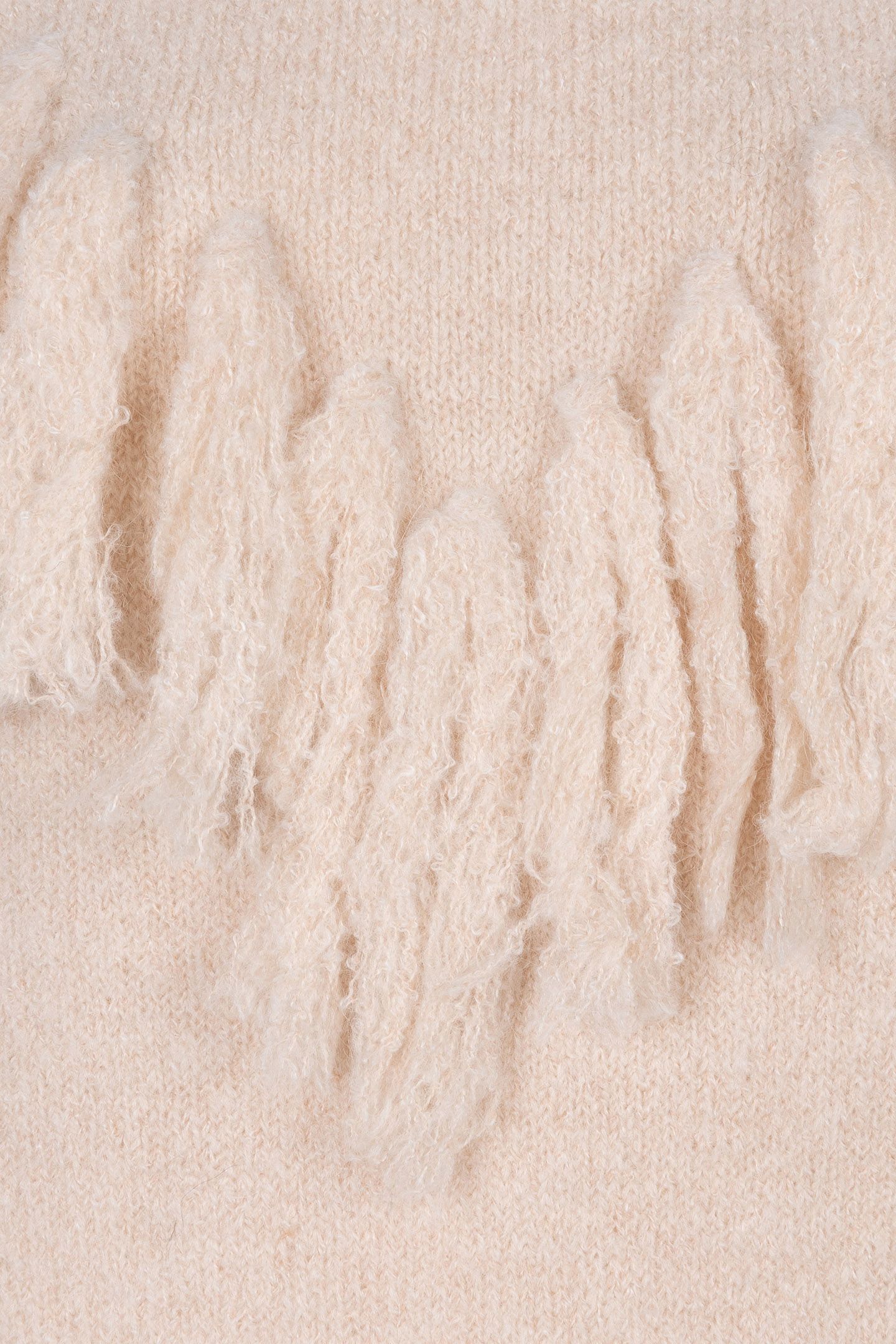 SWEATER FRINGES LIGHT SAND 9