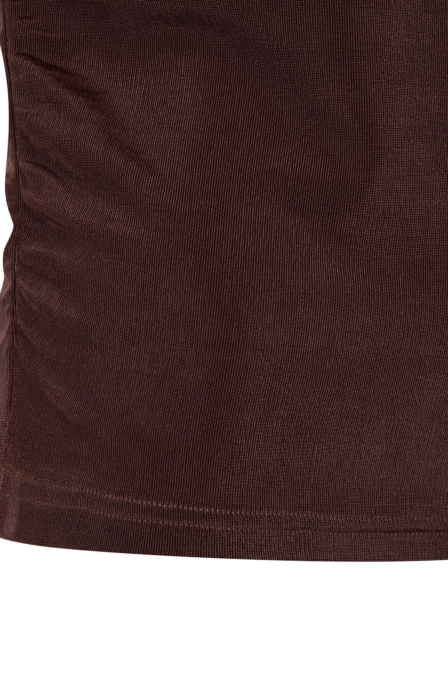 TOP WRINKLED WAIST CHOCOLATE 8