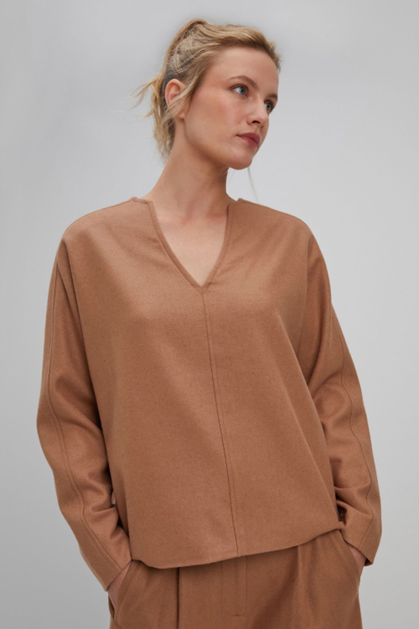 STELLA TOP CARAMEL MELANGE 1