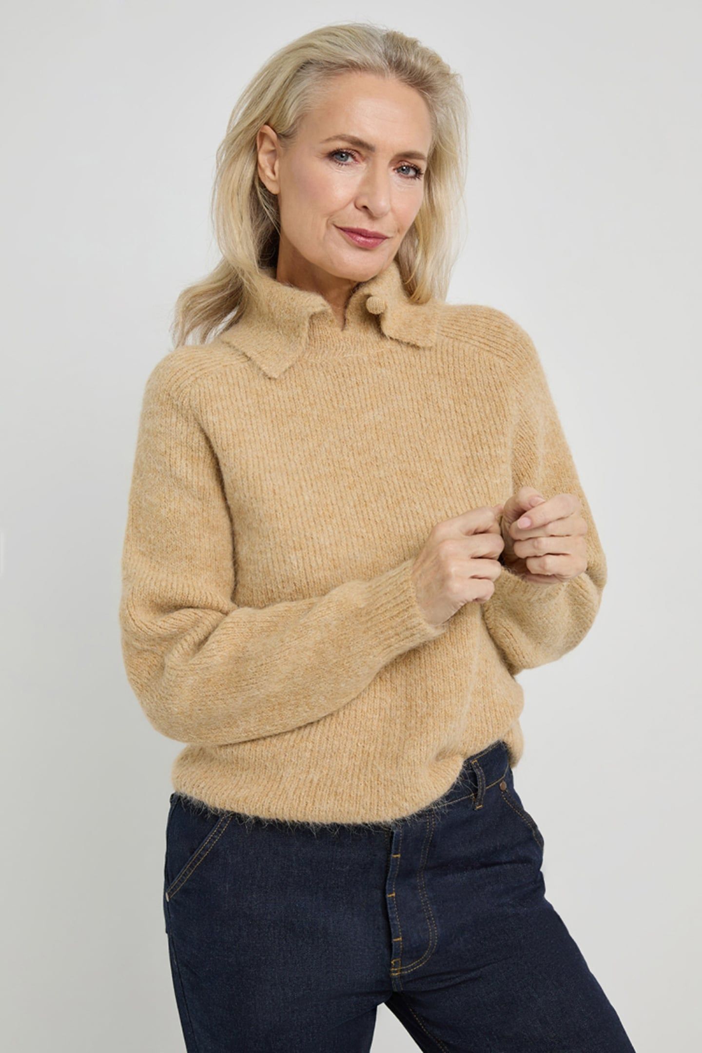 ALEC SWEATER CAMEL 1