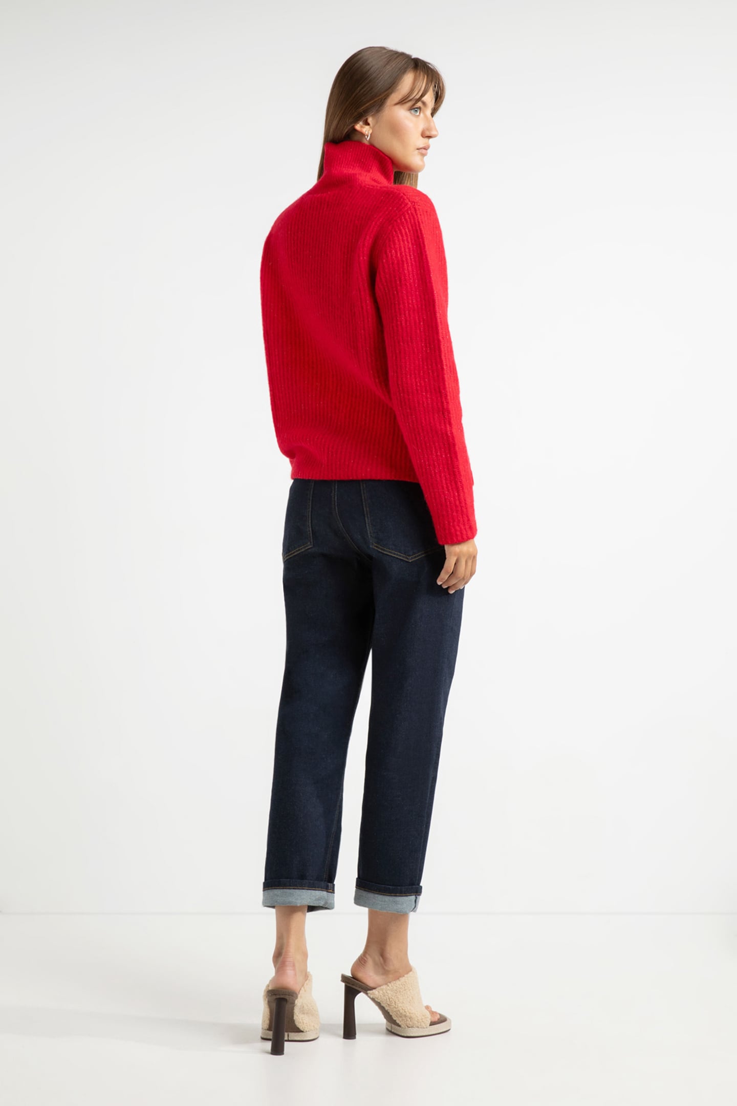 AURORA SWEATER RED 2
