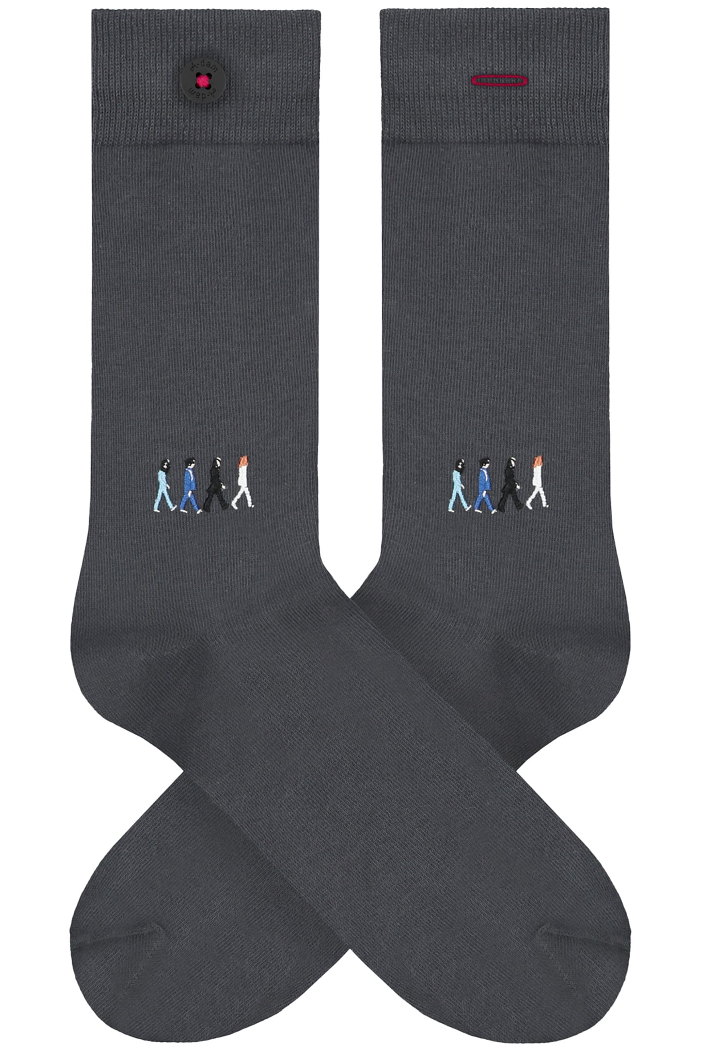 UNISEX A-DAM 4-PACK CASUAL SOCKS MULTICOLOR 2