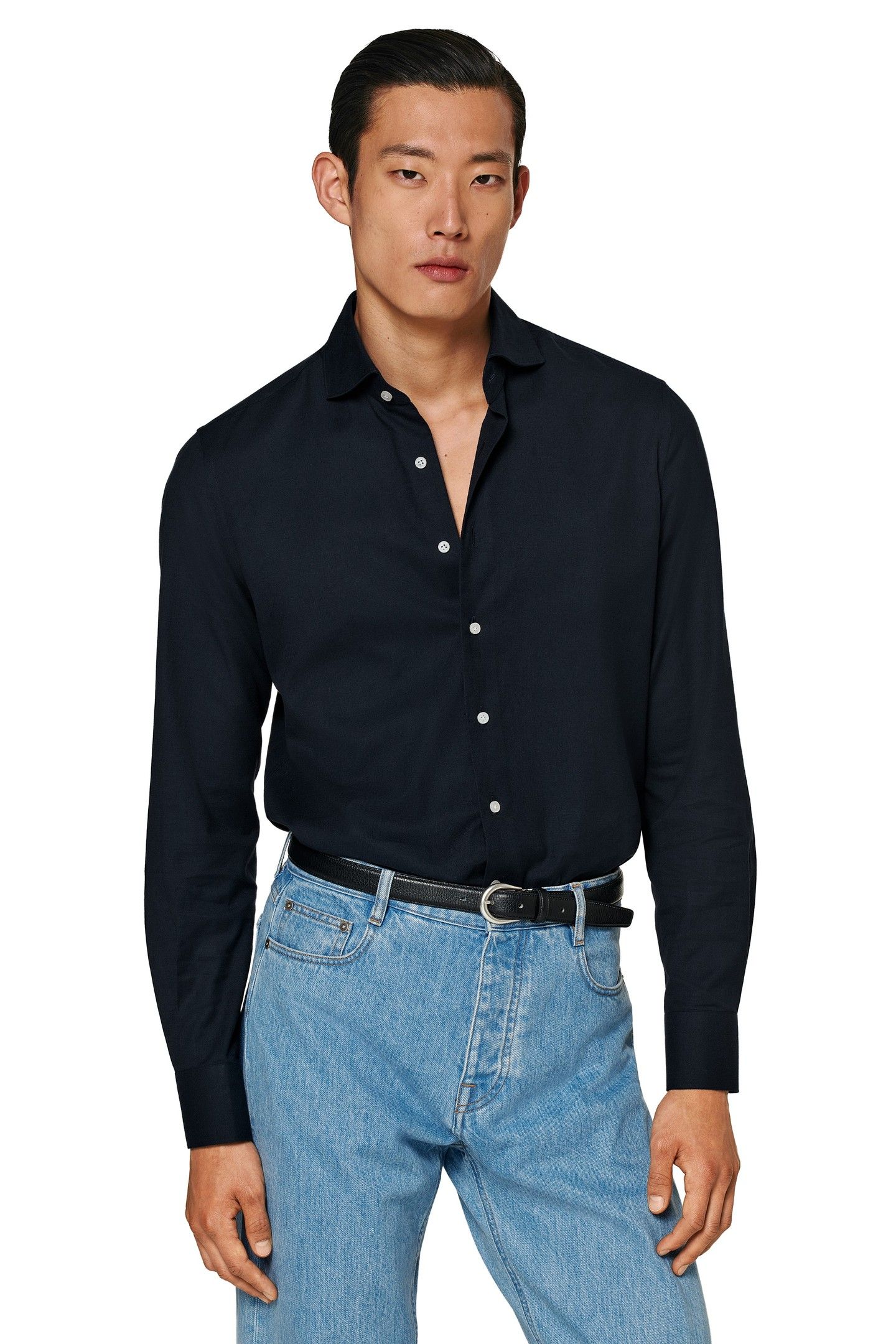 FLANNEL NAVY 4