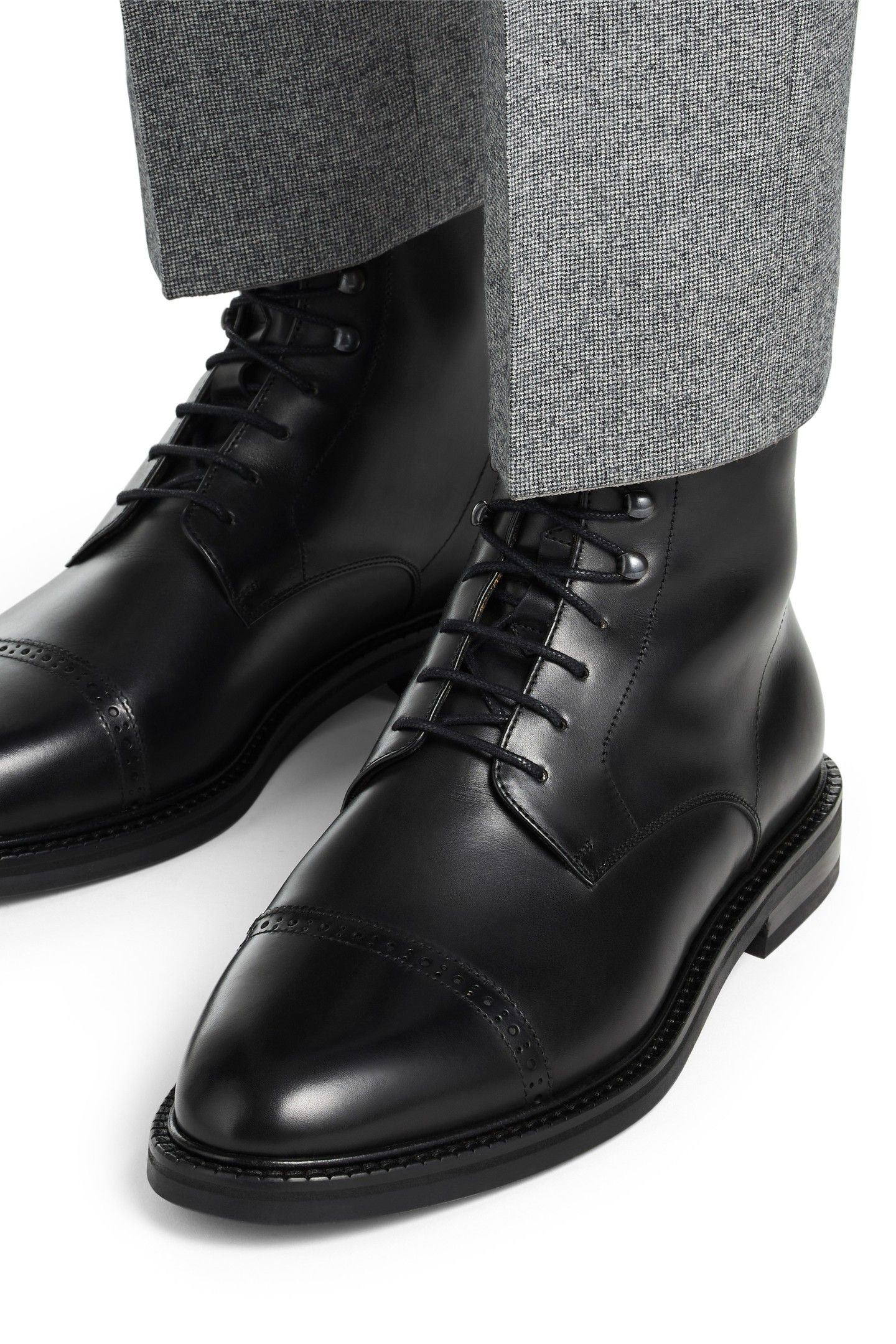 LEATHER-BOOT-BLACK BLACK 3