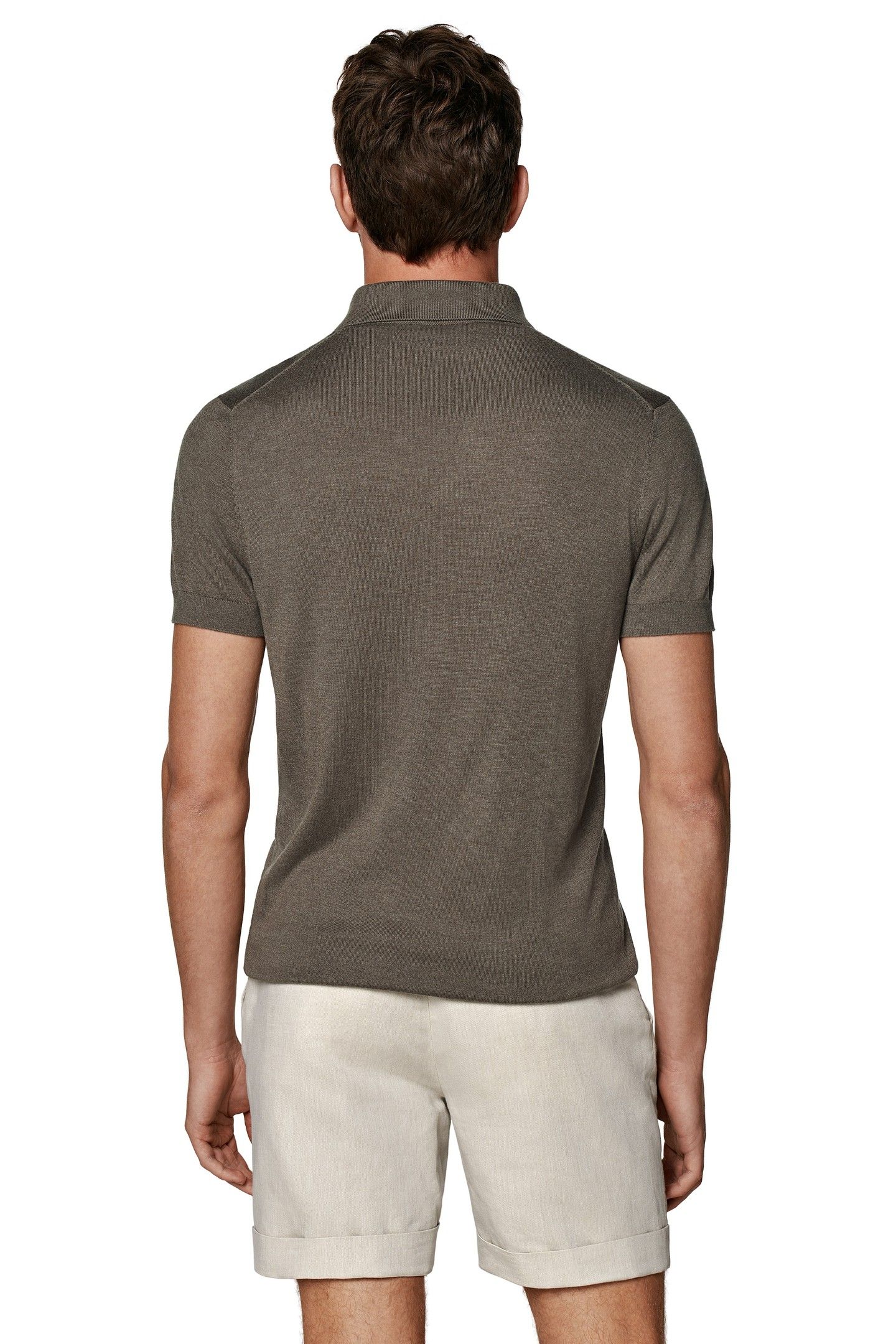 BUTTONLESS POLO LUX TAUPE 6