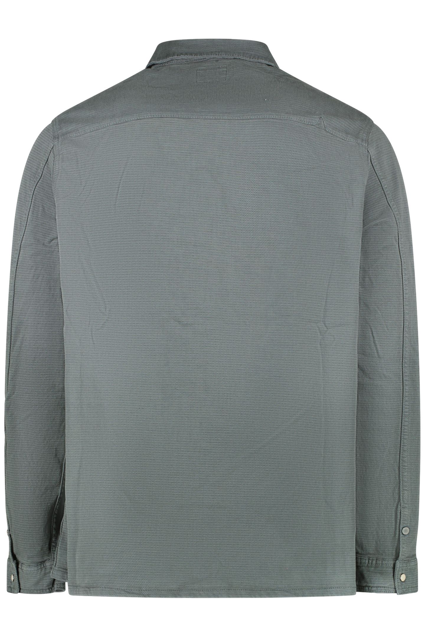RONZO SHIRT ZIP TWILL GMD MOSS 2