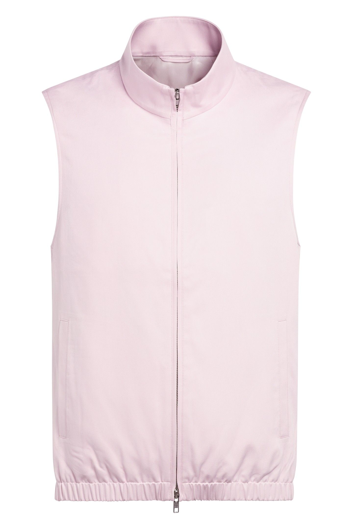ZIP VEST-LIGHT PINK-PURE SILK LIGHT PINK 4