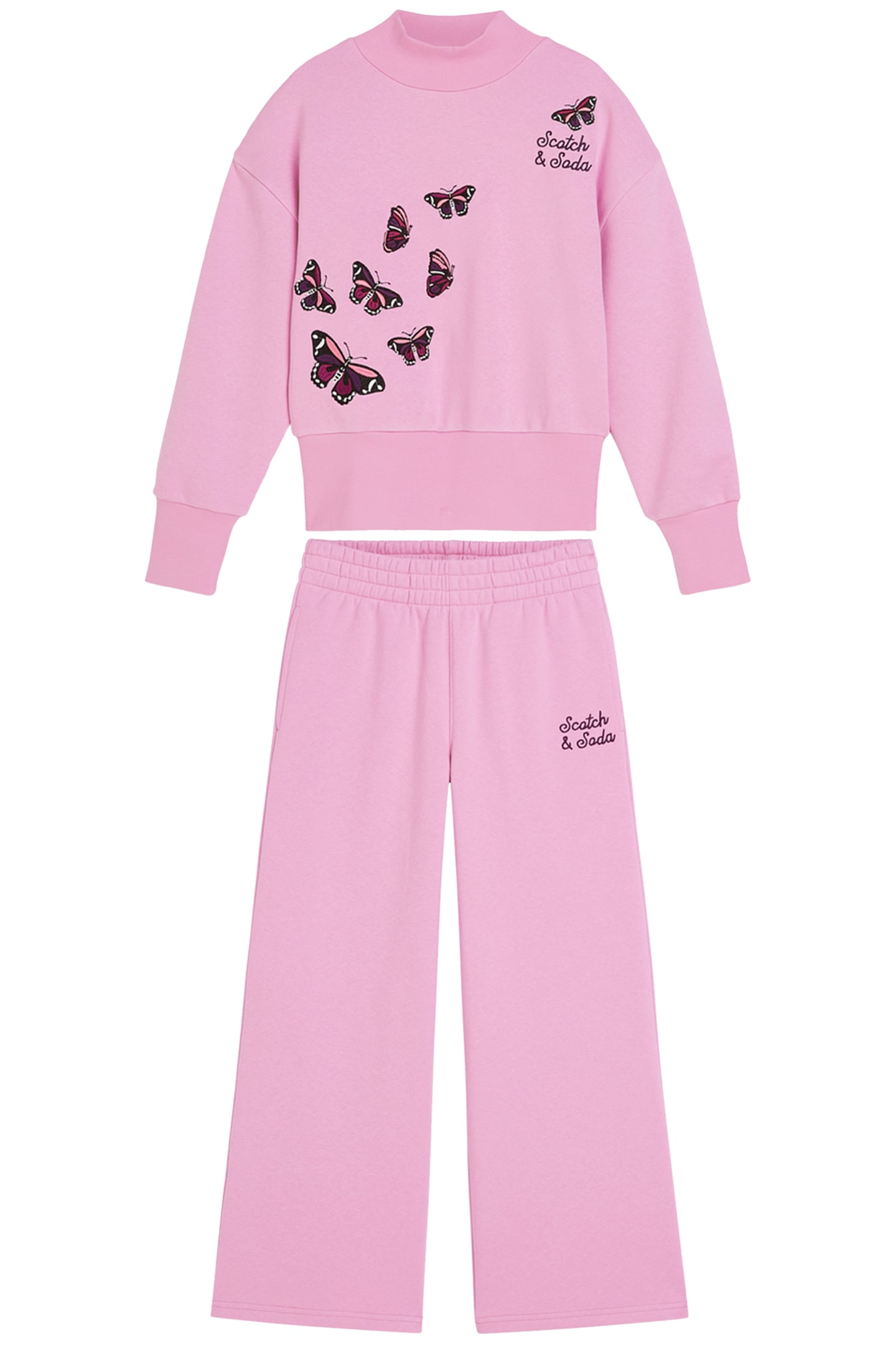 GIRLS FLEECE SET LT PASTEL PURPLE 1
