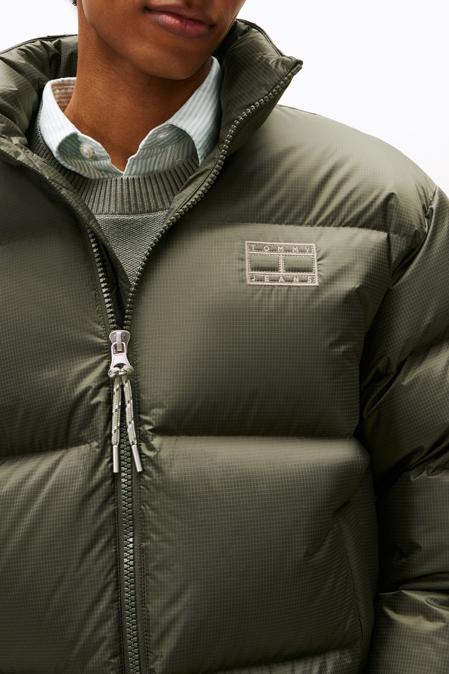 ALASKA DOWN PUFFER PEWTER GREEN 6
