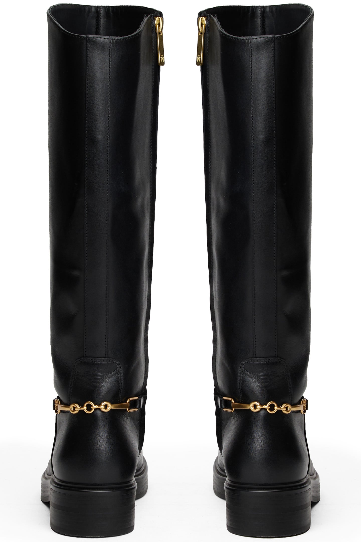 HORSEBIT RIDING LEATHER BOOTS BLACK 4