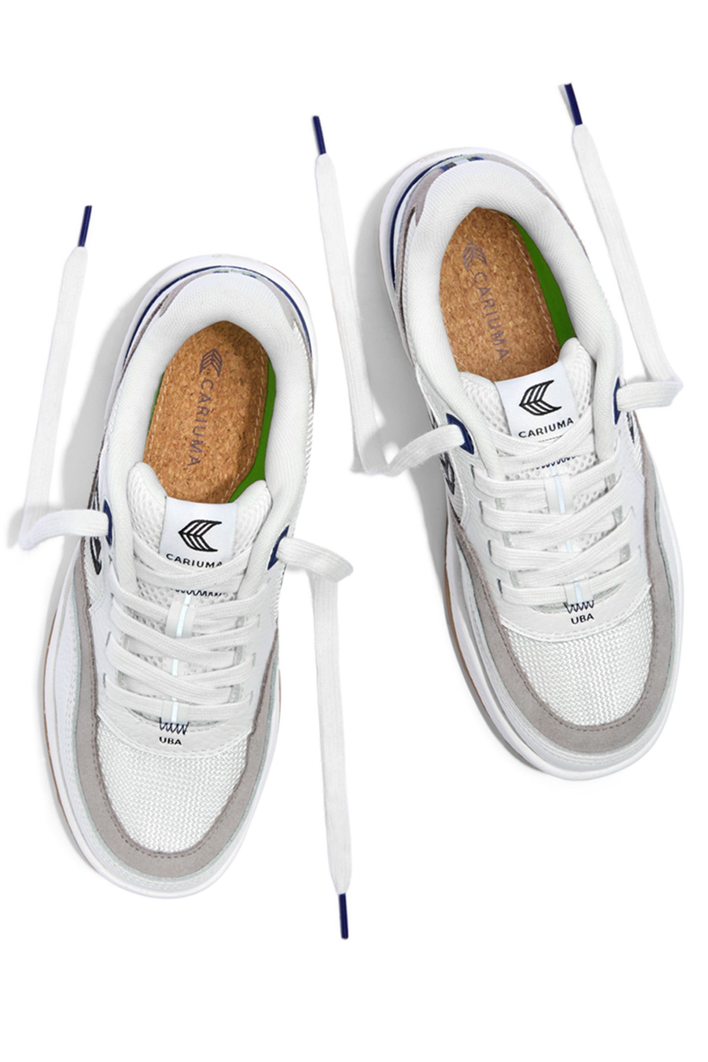 UBA PRO SUEDE OFF-WHITE MESH SMOKE WHITE BLACK LOGO 4
