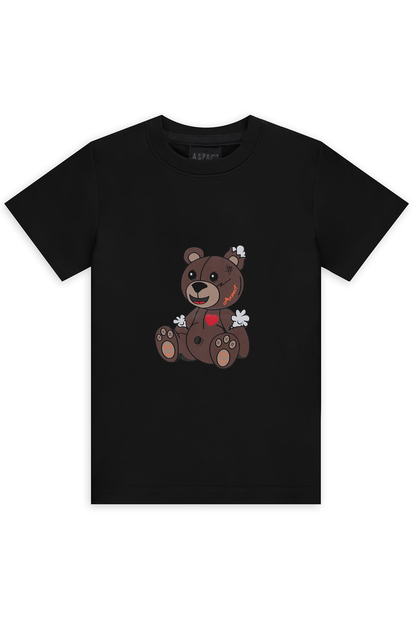 KIDS TEDDY TEE BLACK 1