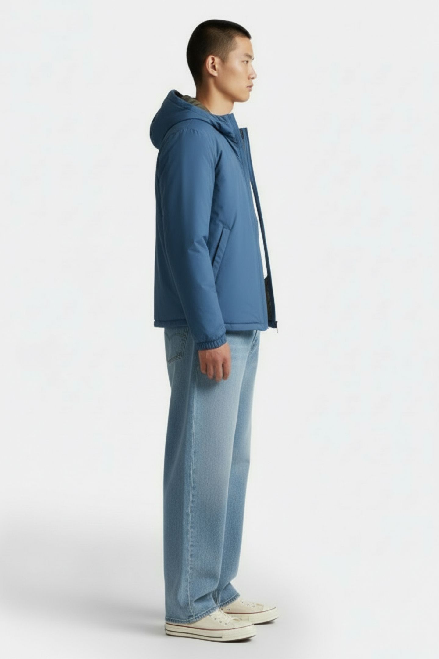 MAT DOWN JACKET DARK DENIM 3
