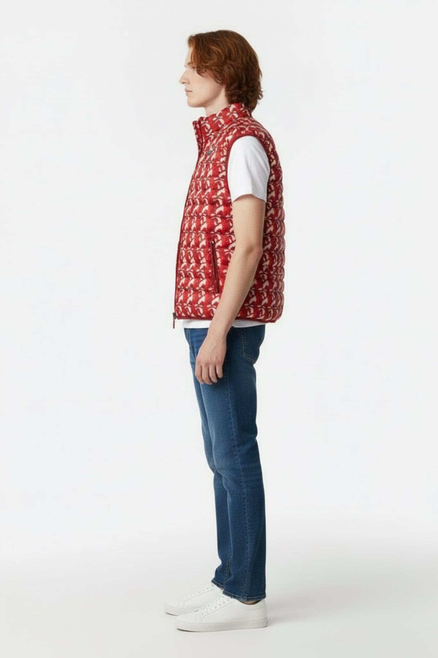 TOM MONOGRAM DOWN JACKET MONOGRAM FIRE RED 3