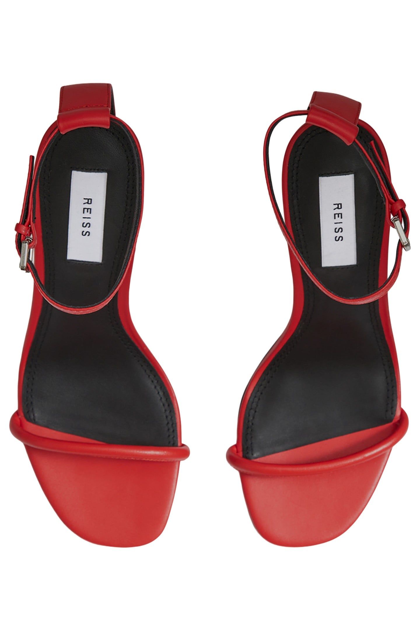 STRAPPY PIN HEEL SANDAL ORANGE 4