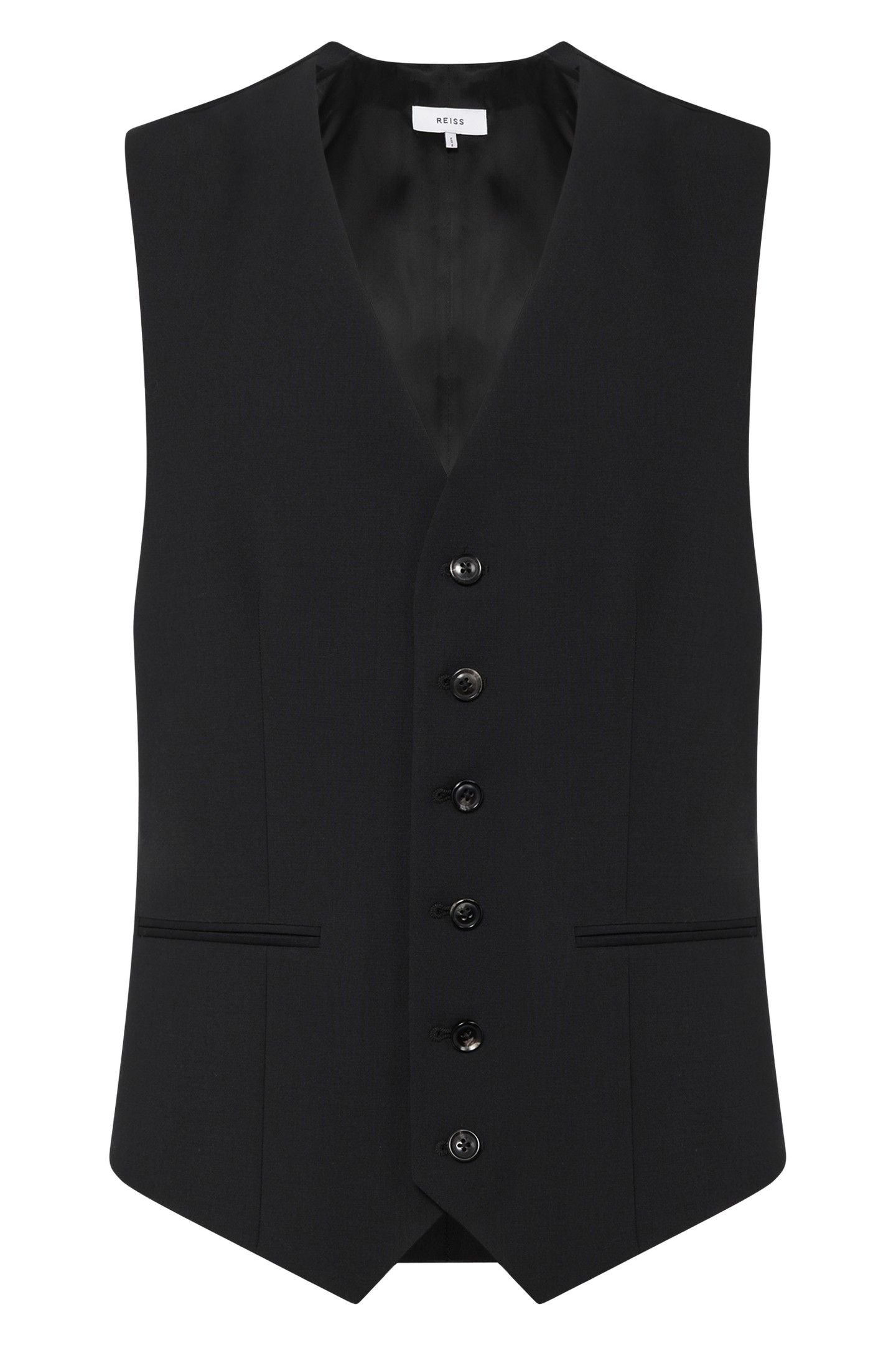 TRAVEL PLAIN WEAVE MODERN WAISTCOAT NAVY 7
