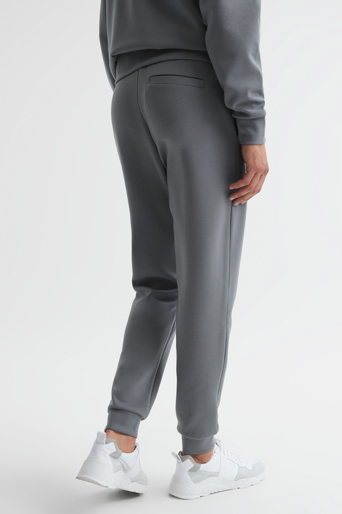 INTERLOCK DRAWSTRING JOGGER SAGE 3