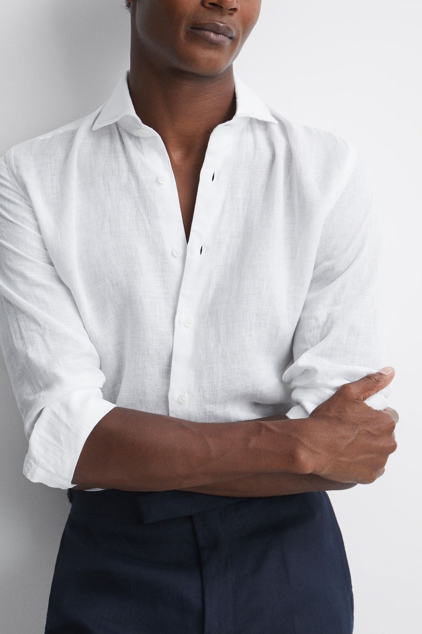 LONGSLEEVE LINEN SHIRT BLACK 9
