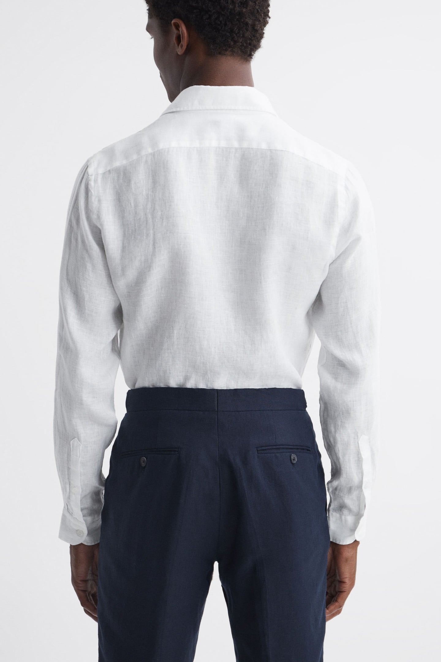 LONGSLEEVE LINEN SHIRT BLACK 5