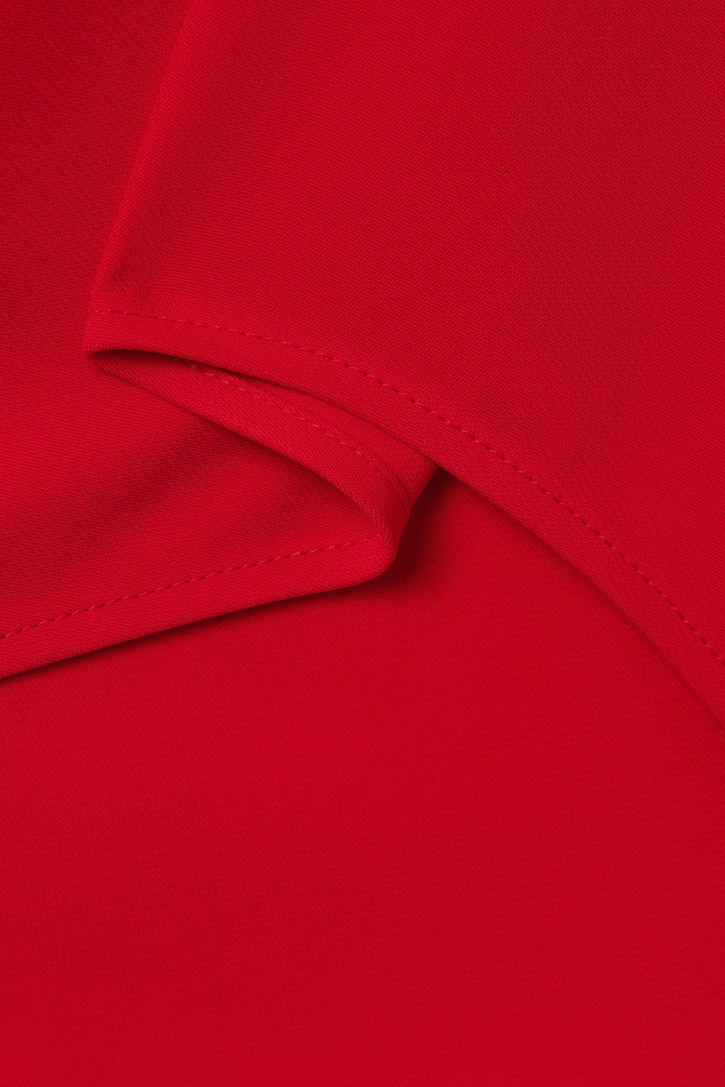 LONG SLEEVE BODYCON DRESS RED 6