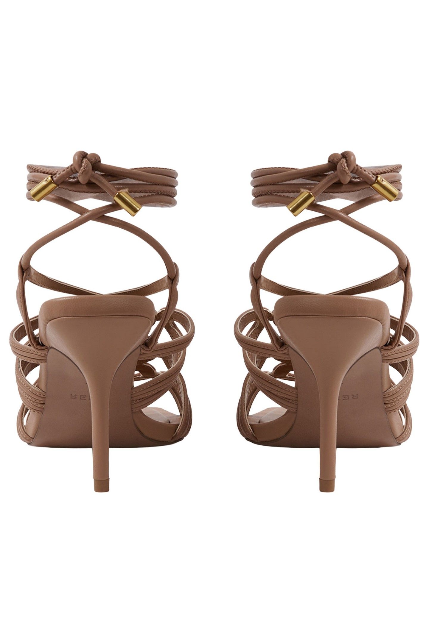 ROPE STRAP HEELED SANDAL BLACK 4