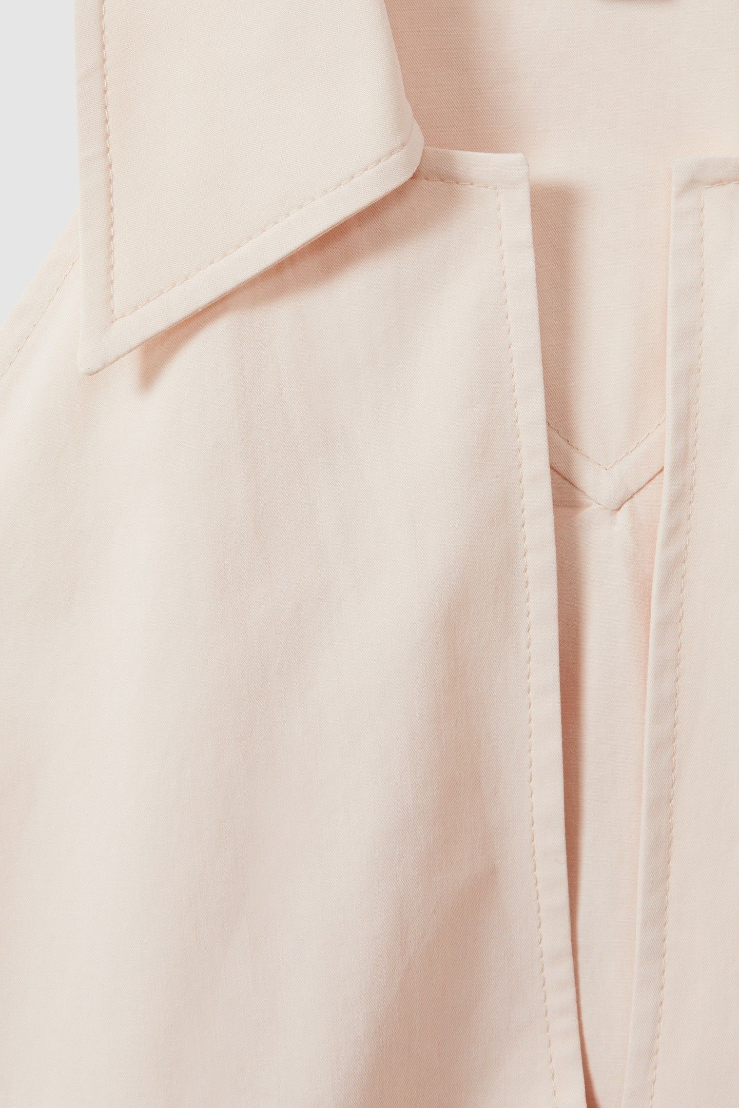 COTTON COLLAR SLEEVELESHORTSLEEVE TOP NEUTRAL 5