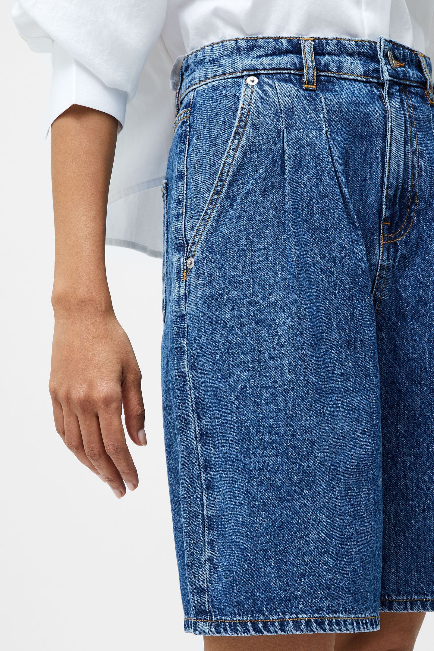 DENVER DENIM BERMUDA SHORTS VINTAGE BLUE 4